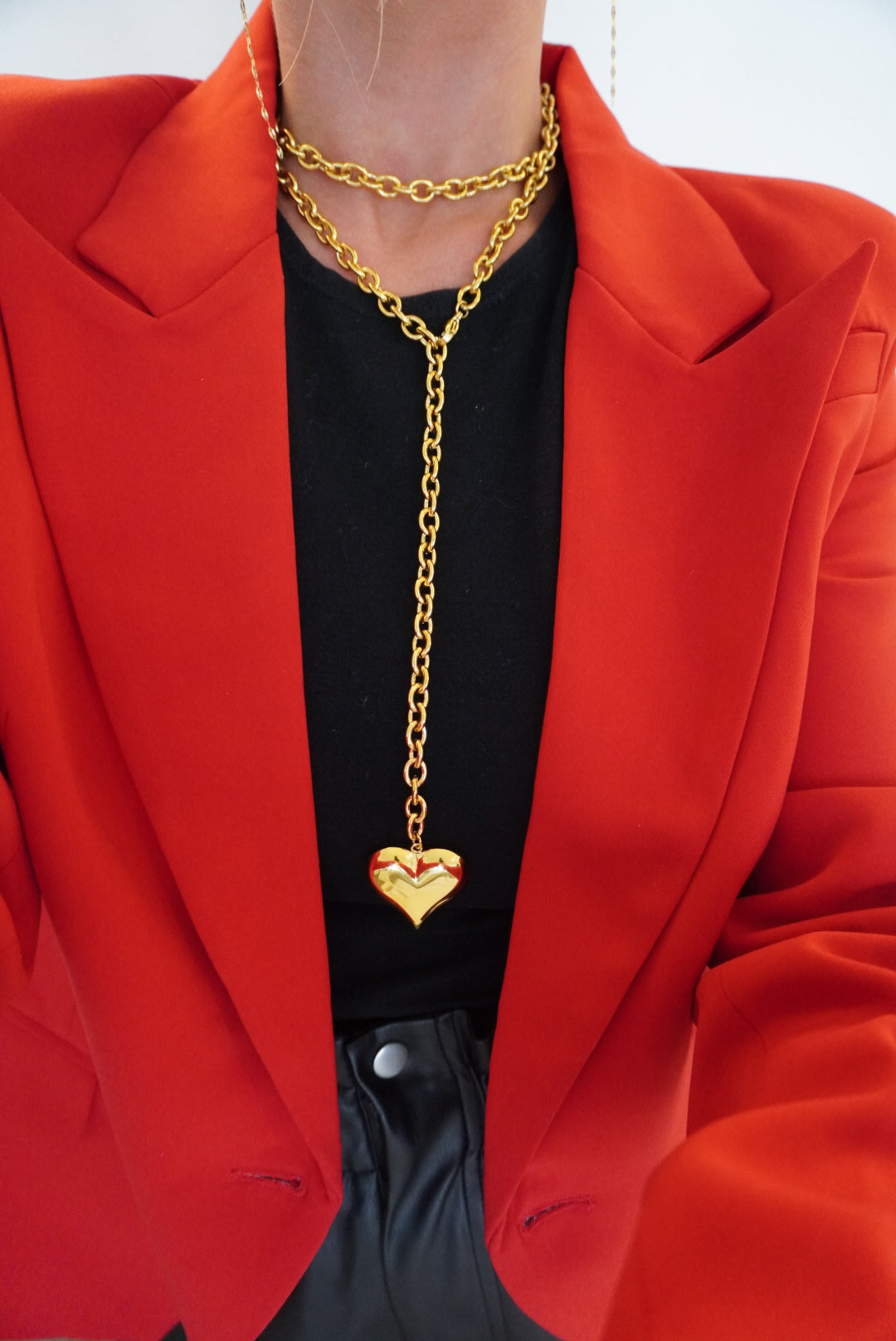 XL WRAP AROUND HEART NECKLACE - Southern Divas Boutique