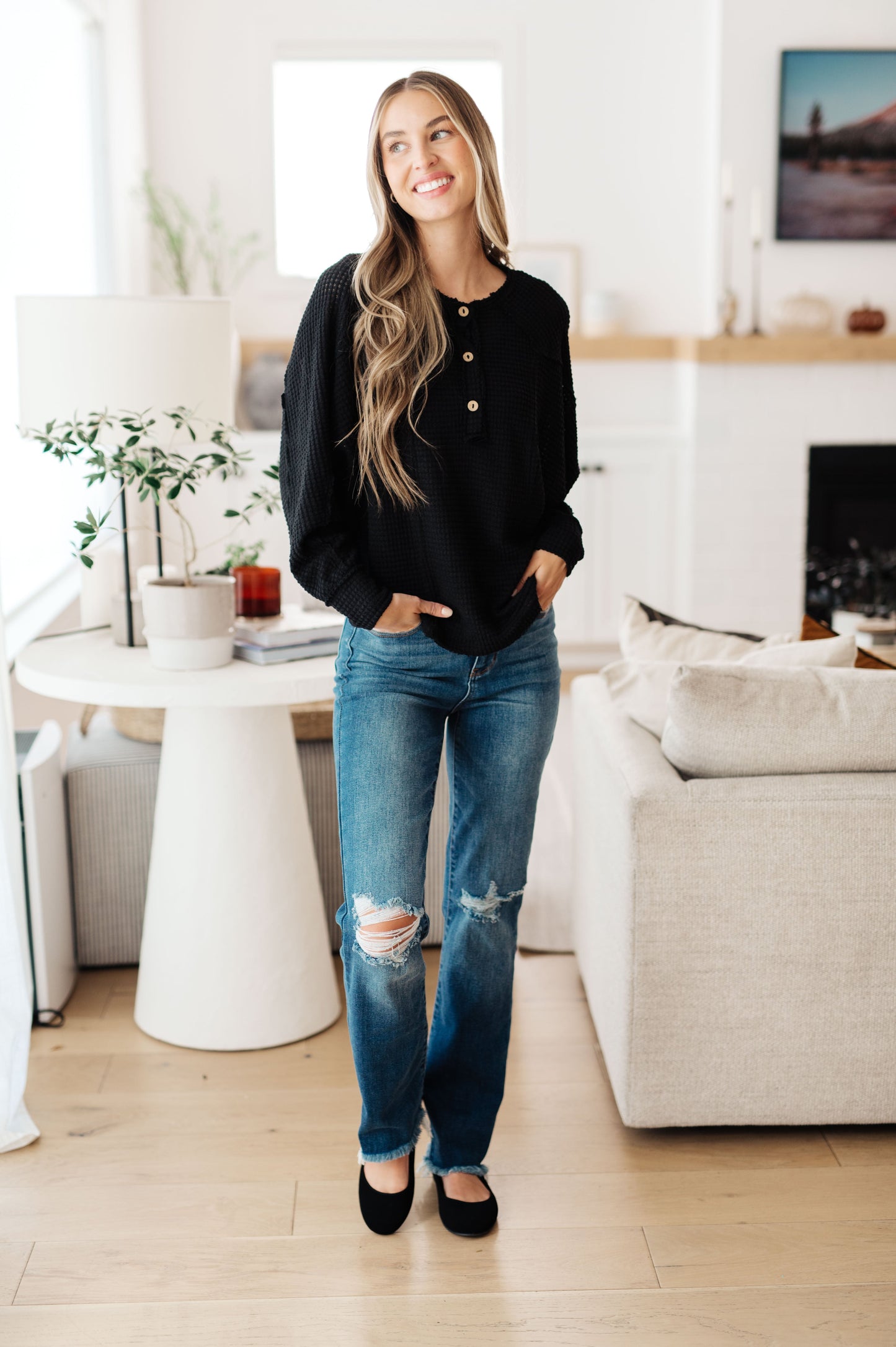 Better Than Best Henley Top - Southern Divas Boutique