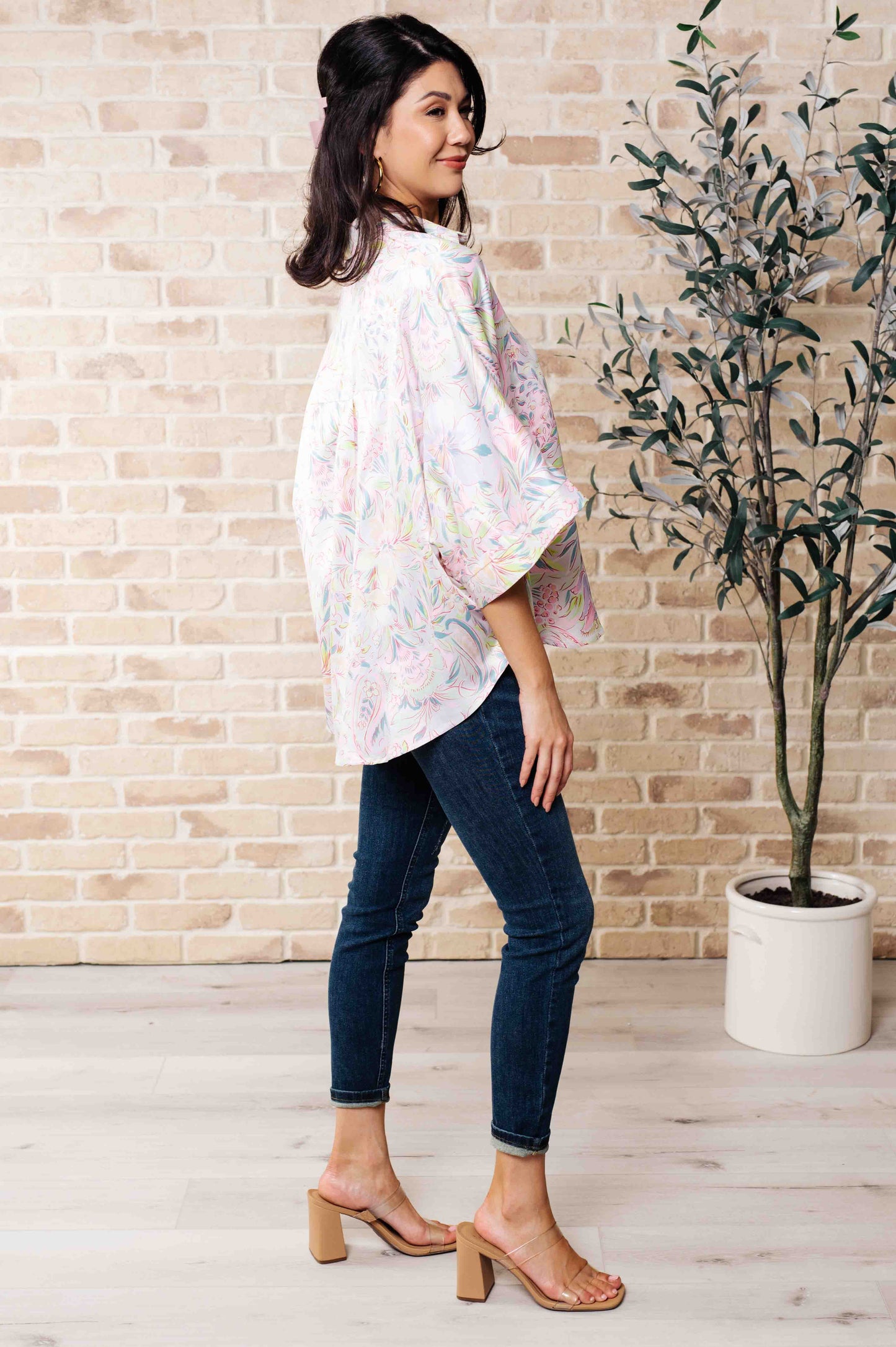 Blissful Botanicals Blouse - Southern Divas Boutique
