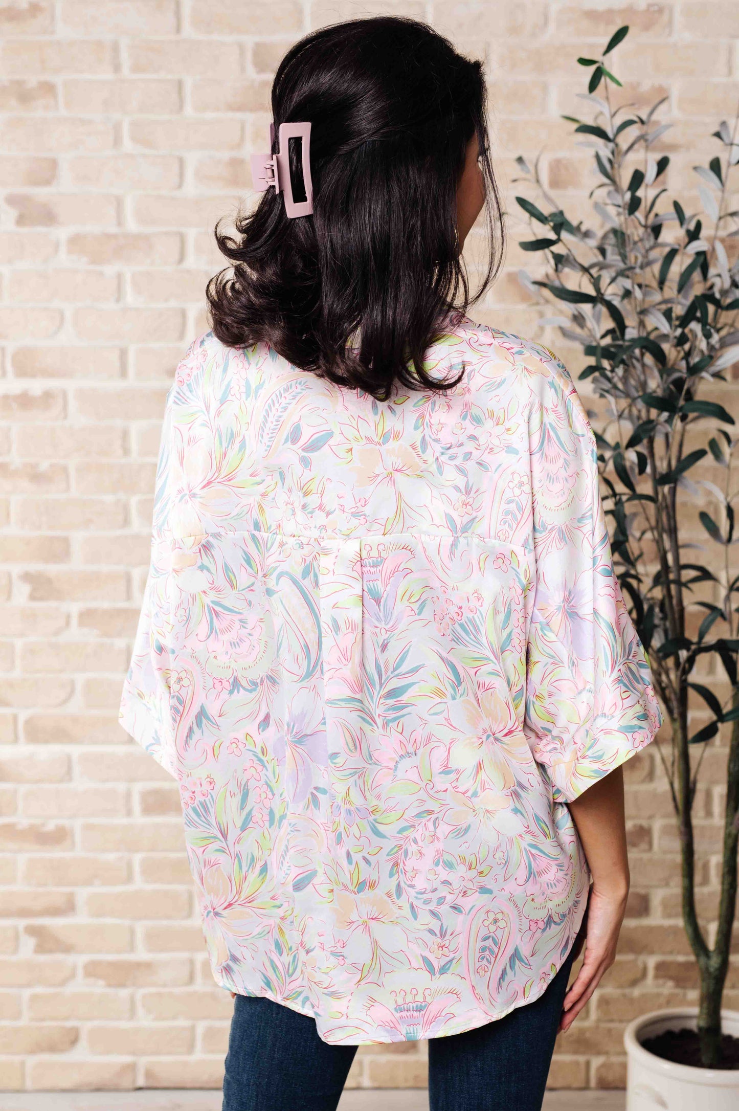 Blissful Botanicals Blouse - Southern Divas Boutique