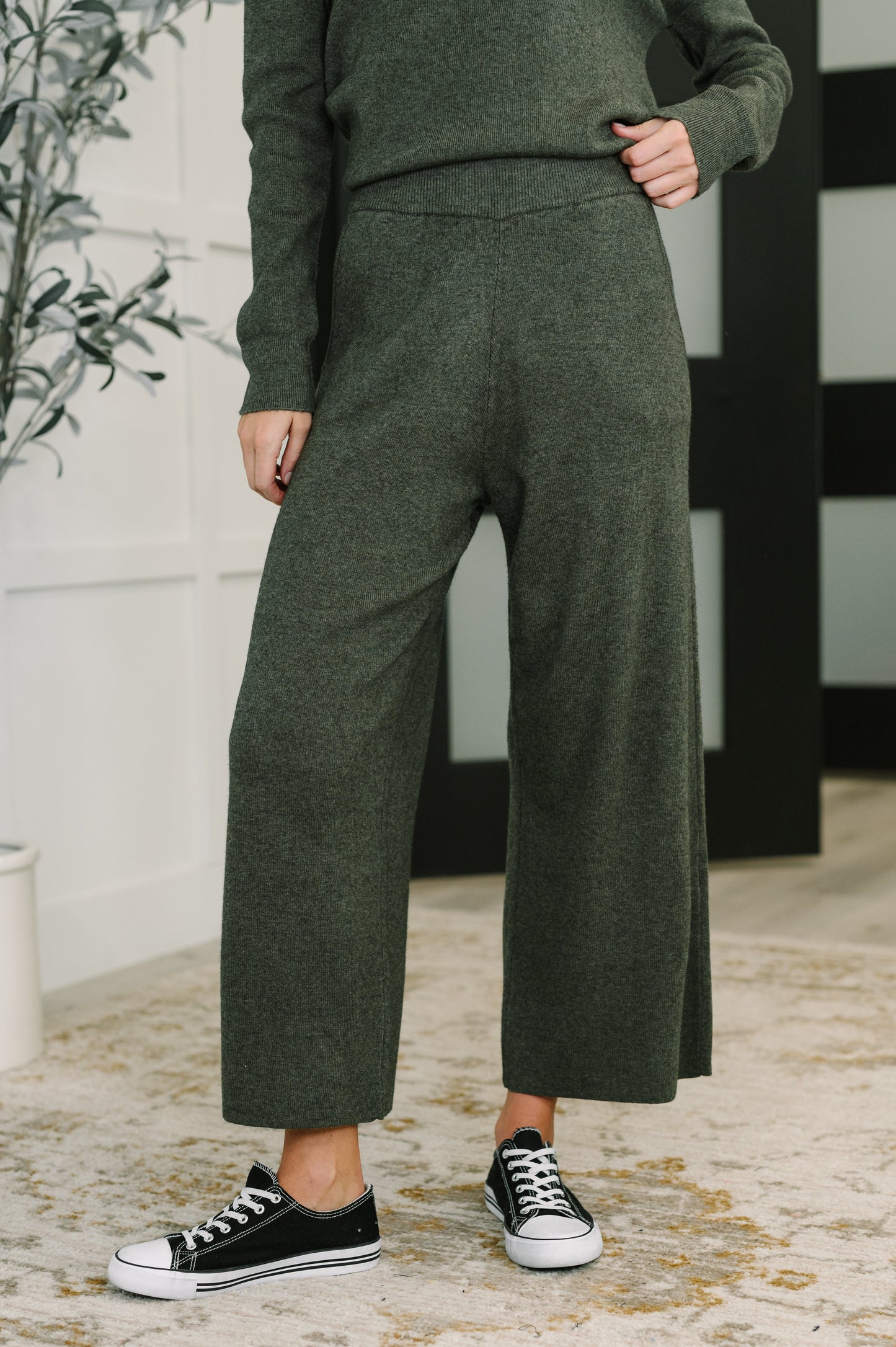 Clove Culottes in Moss - Southern Divas Boutique