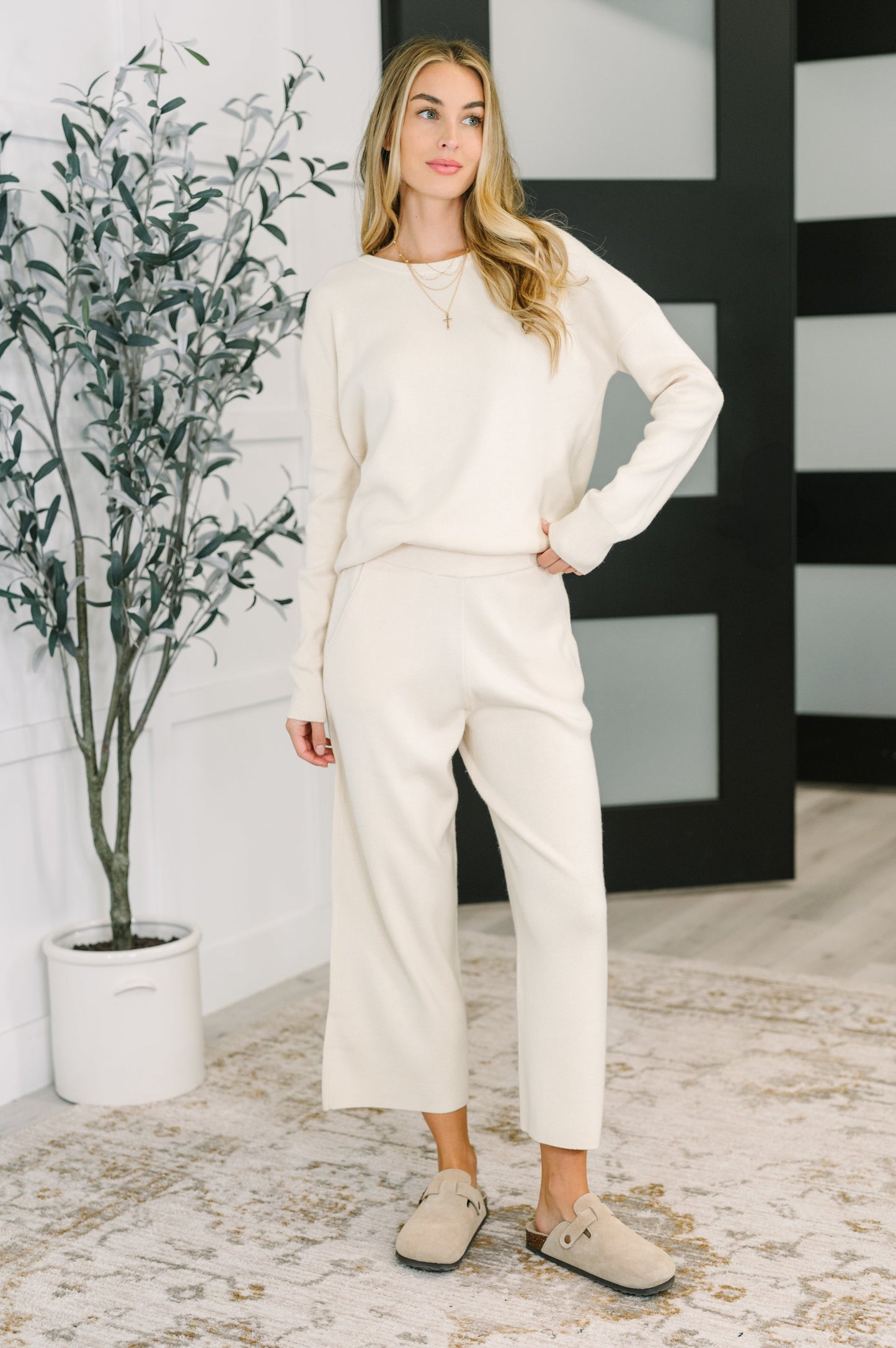 Clove Culottes in Oat - Southern Divas Boutique