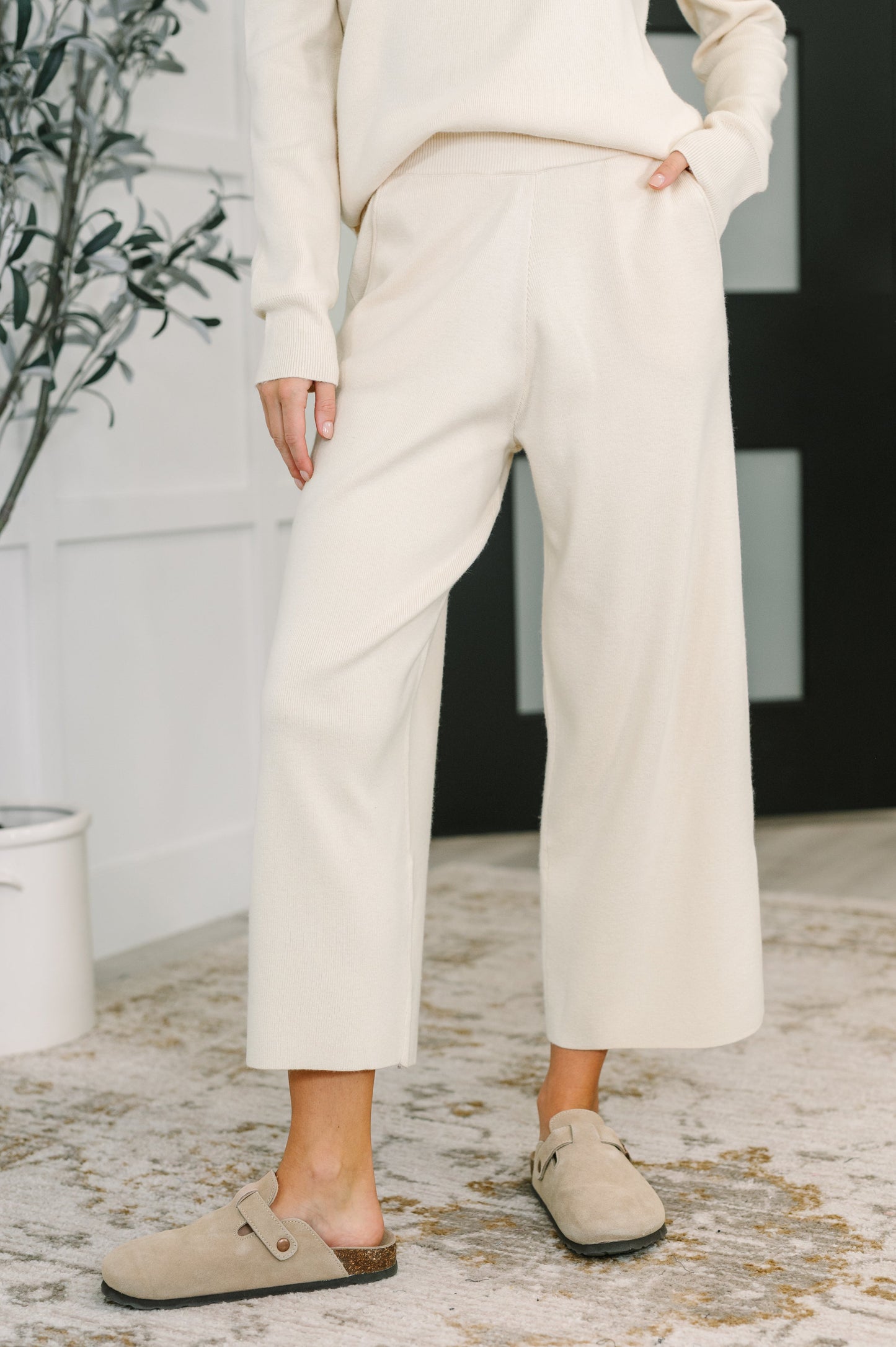 Clove Culottes in Oat - Southern Divas Boutique
