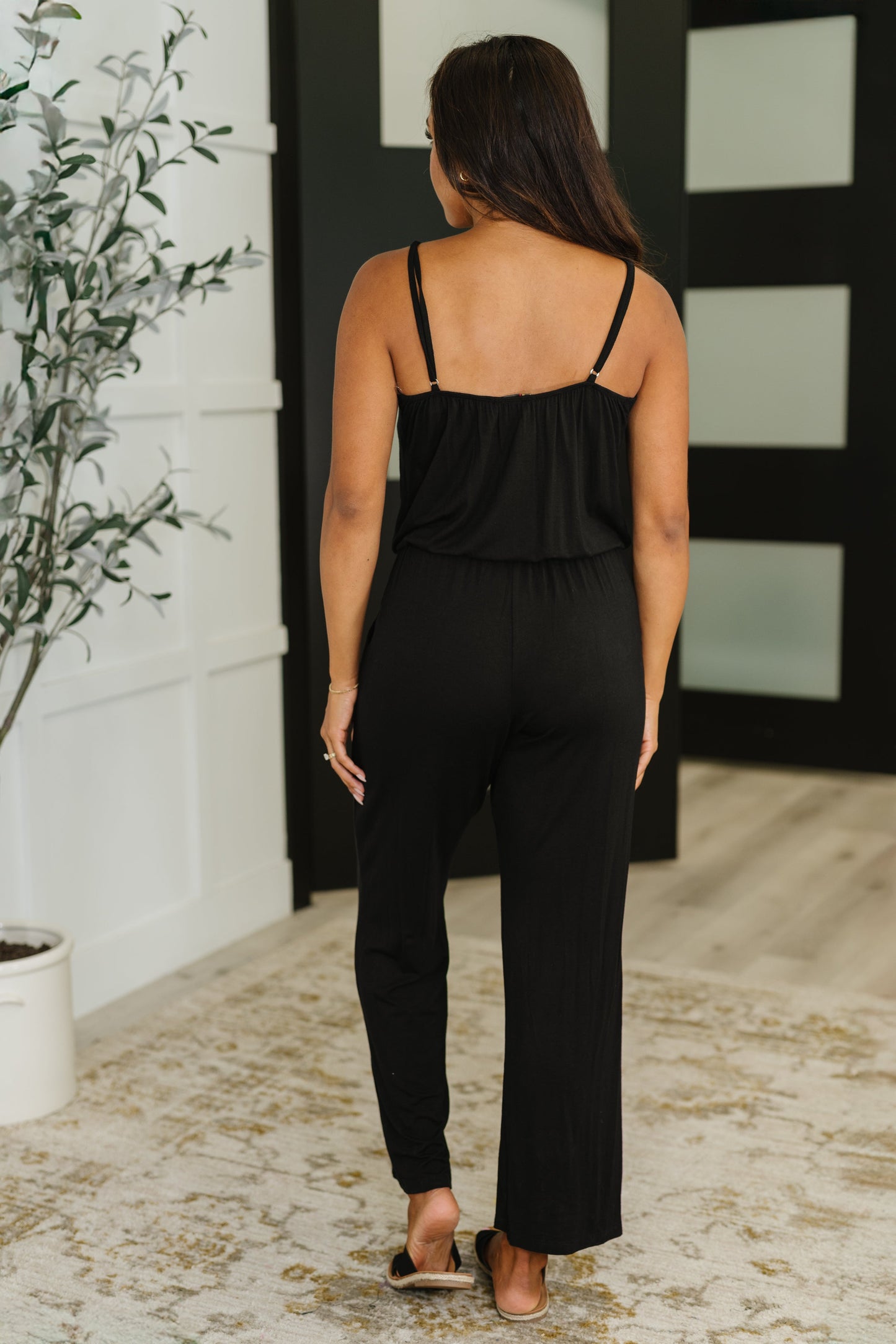 Completely Justified Jumpsuit in Black - Southern Divas Boutique