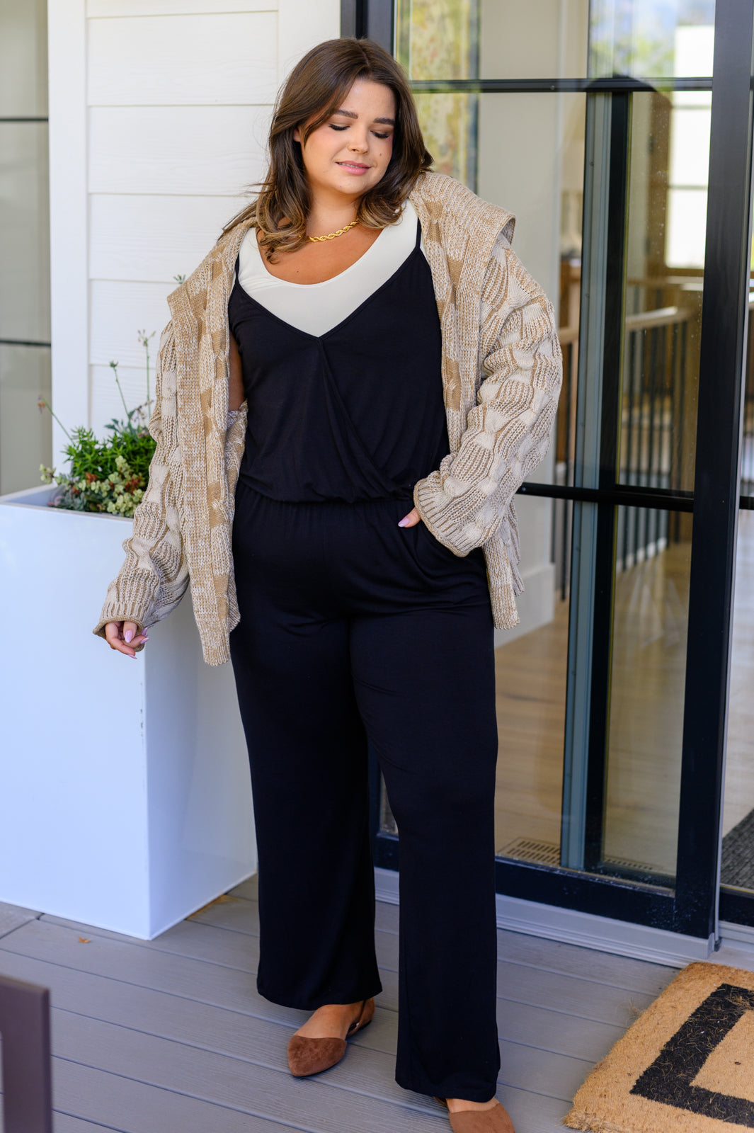 Completely Justified Jumpsuit in Black - Southern Divas Boutique