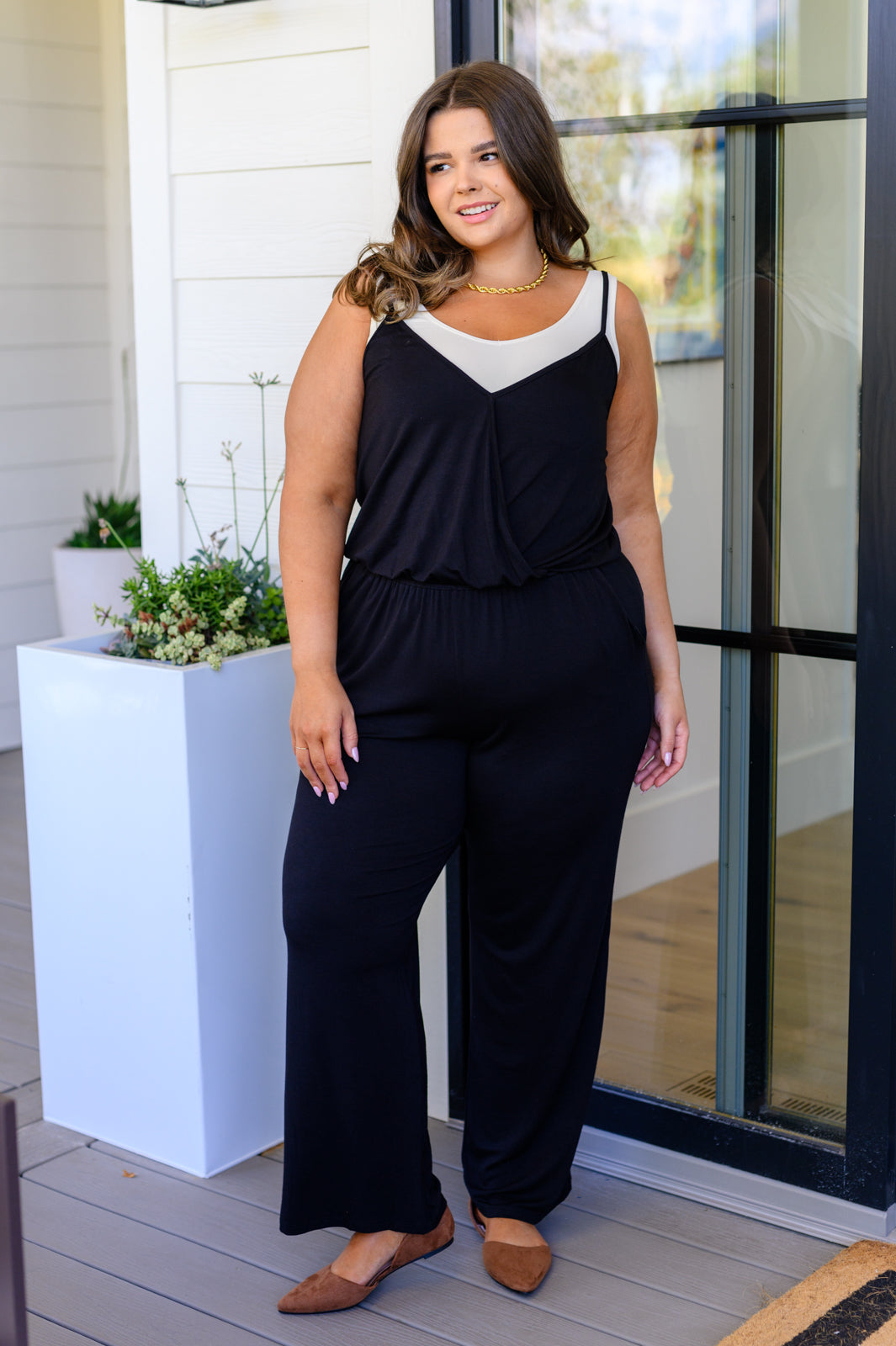 Completely Justified Jumpsuit in Black - Southern Divas Boutique