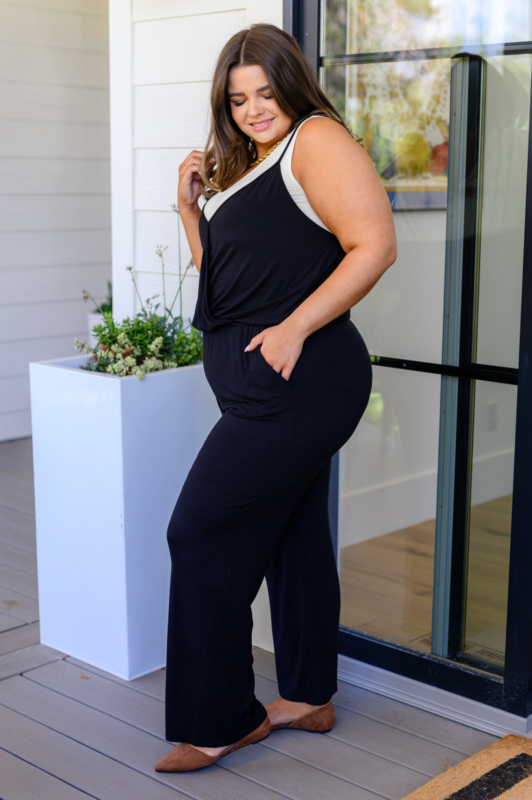 Completely Justified Jumpsuit in Black - Southern Divas Boutique