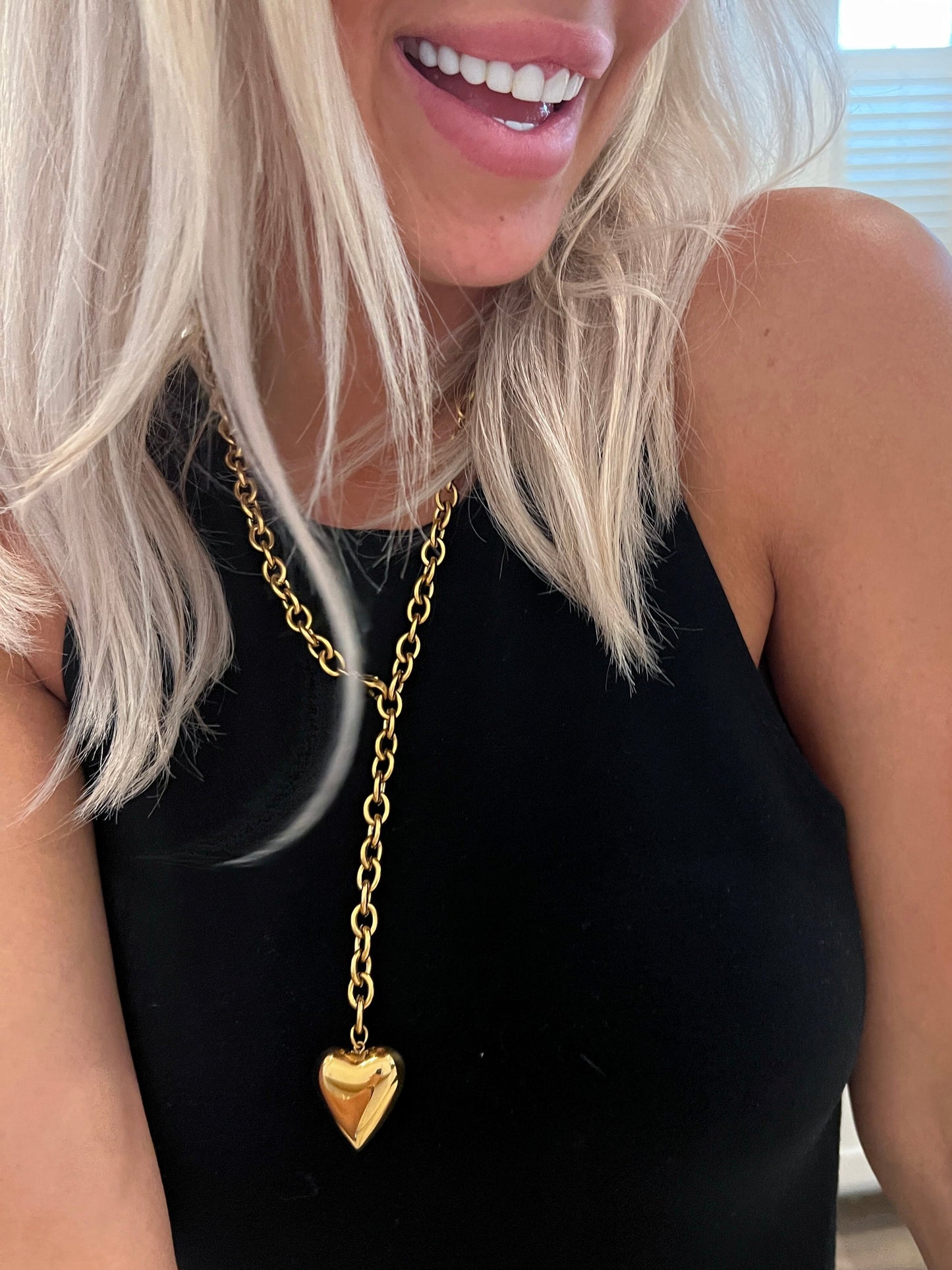 XL HEART NECKLACE - Southern Divas Boutique