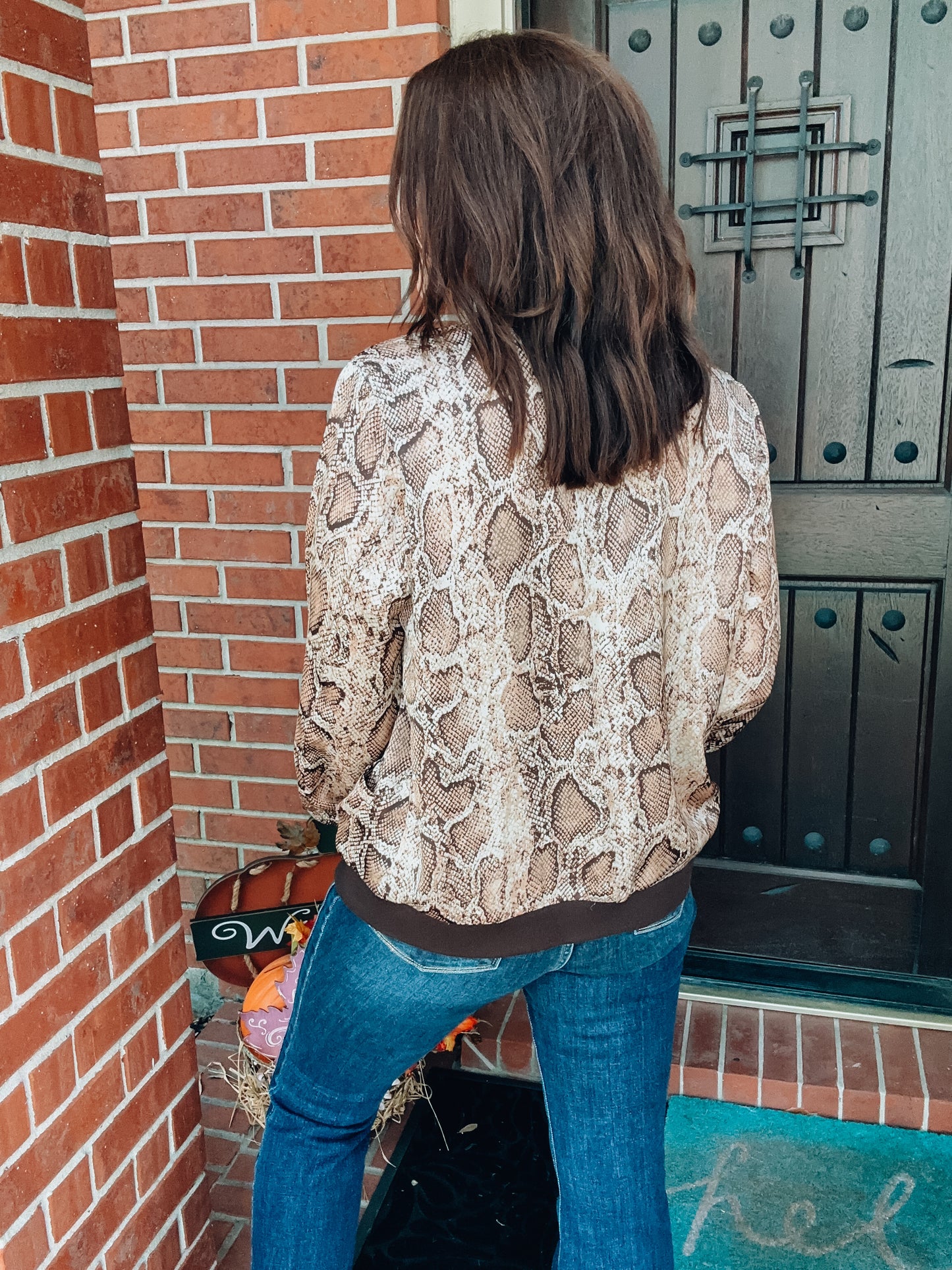 Bonfire Bell Bomber Jacket - Southern Divas Boutique