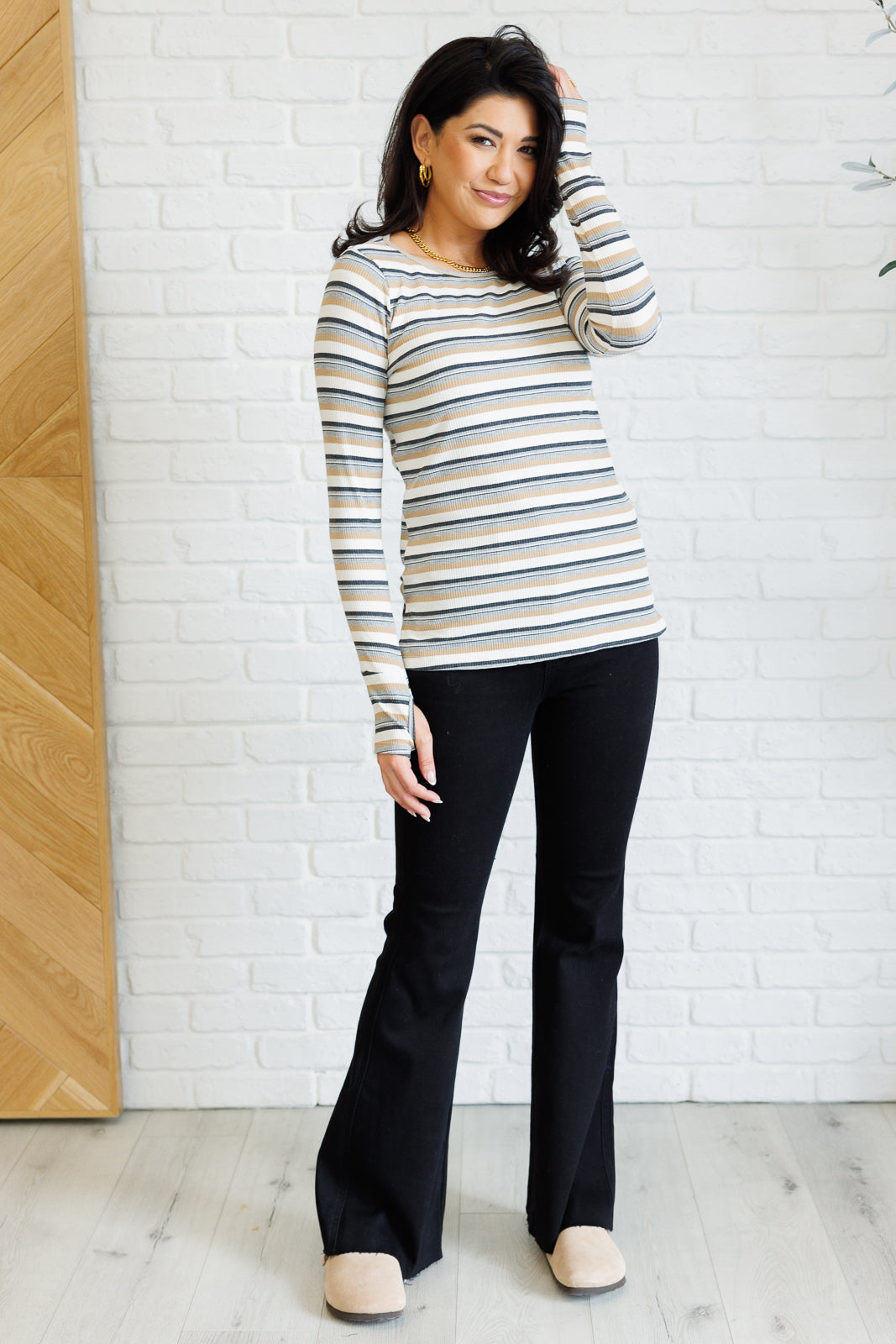East Coast Breeze Striped Top - Southern Divas Boutique