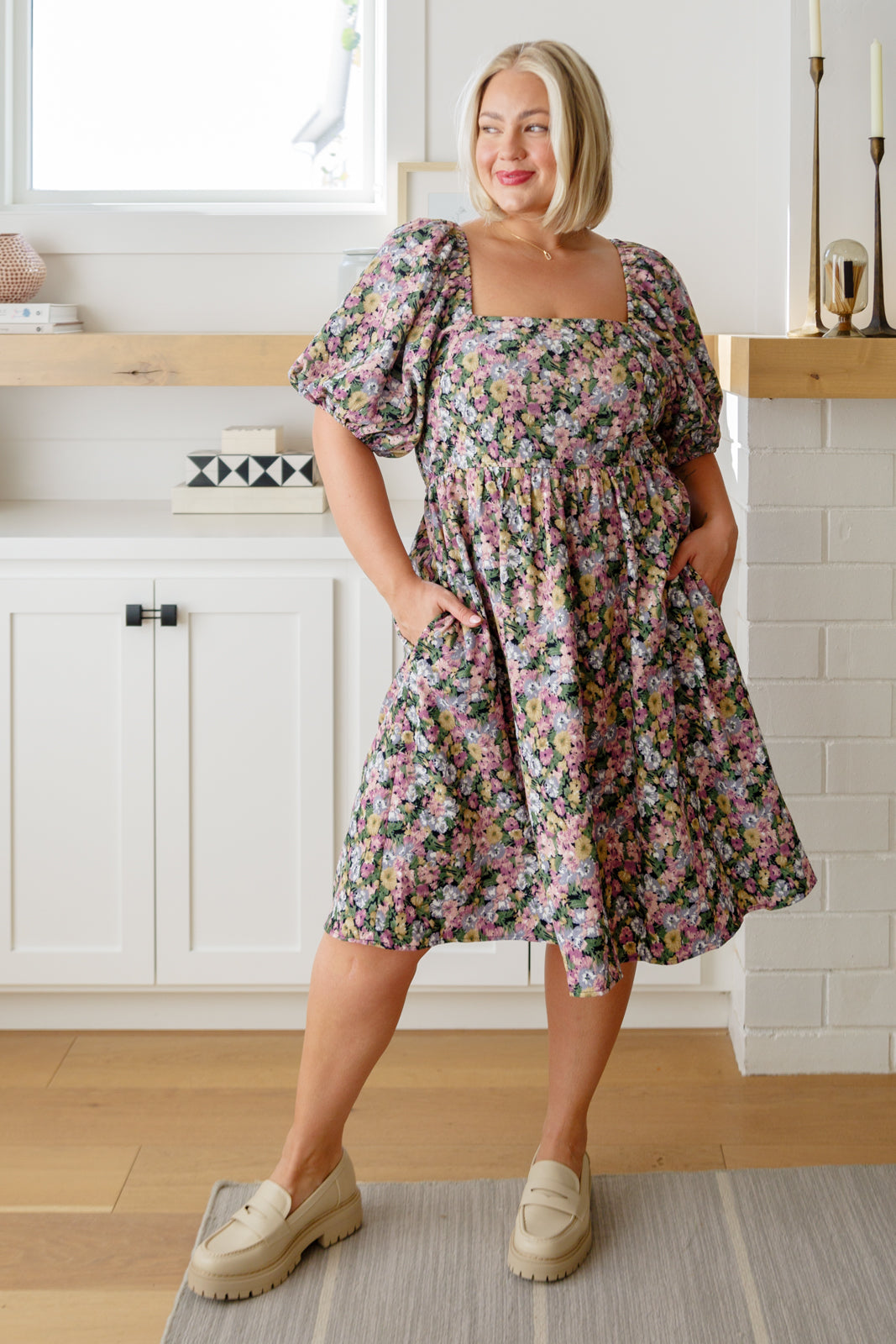 Excellence Without Effort Floral Dress - Southern Divas Boutique