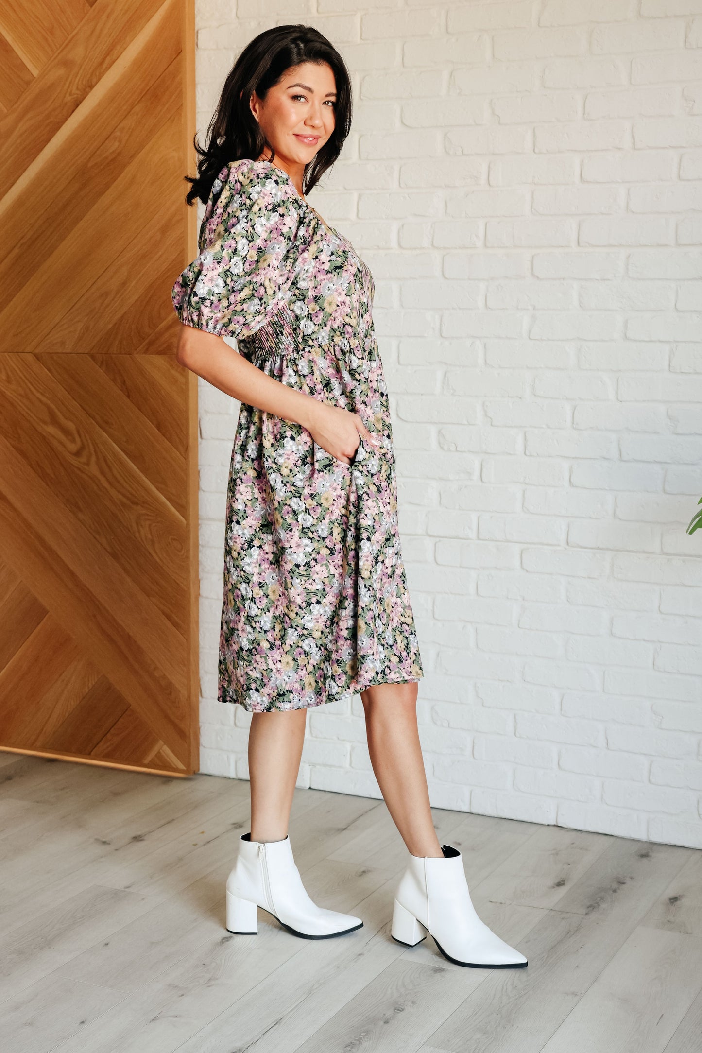 Excellence Without Effort Floral Dress - Southern Divas Boutique