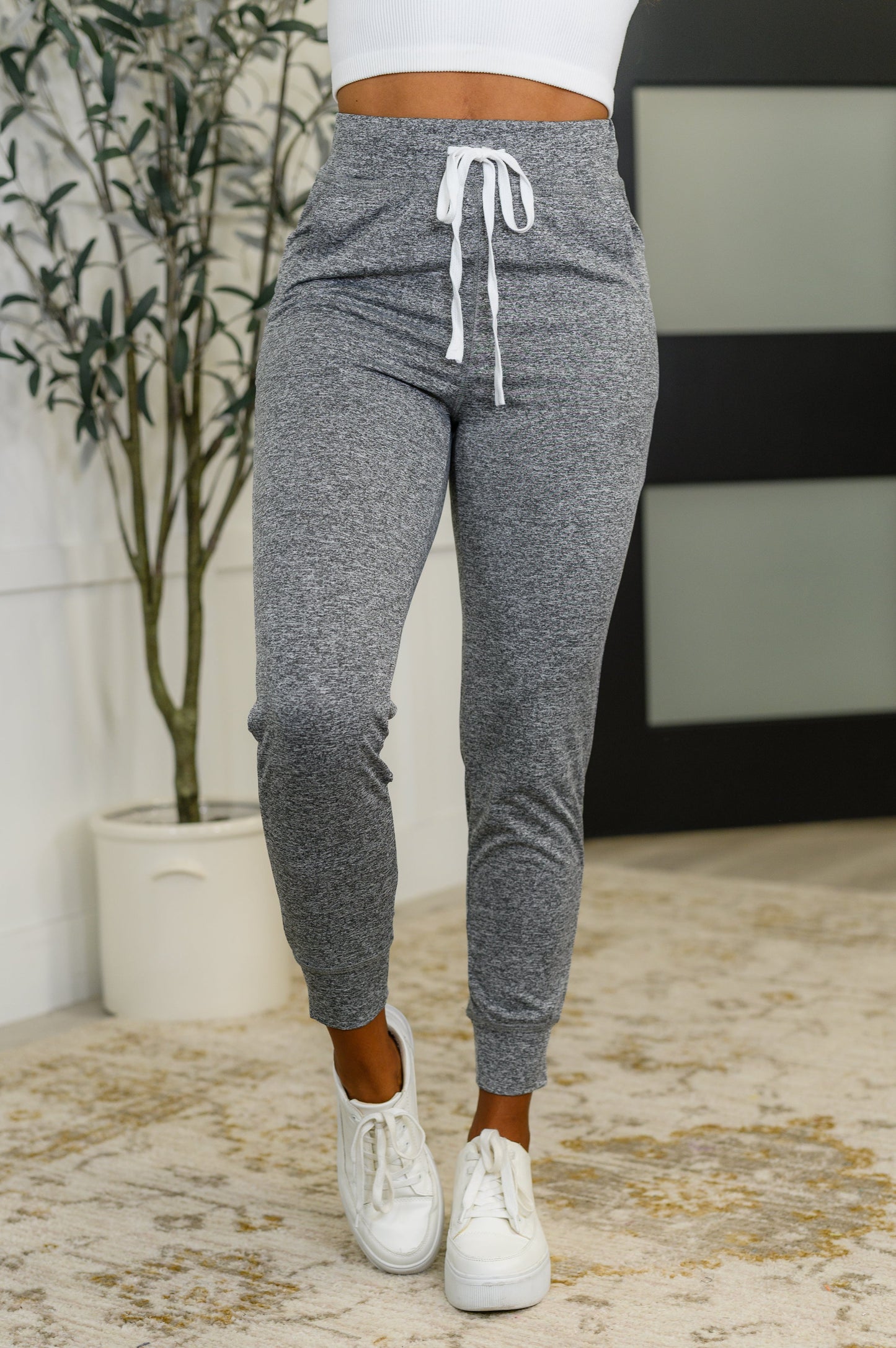 Giving the Run Around Joggers in Gray - Southern Divas Boutique