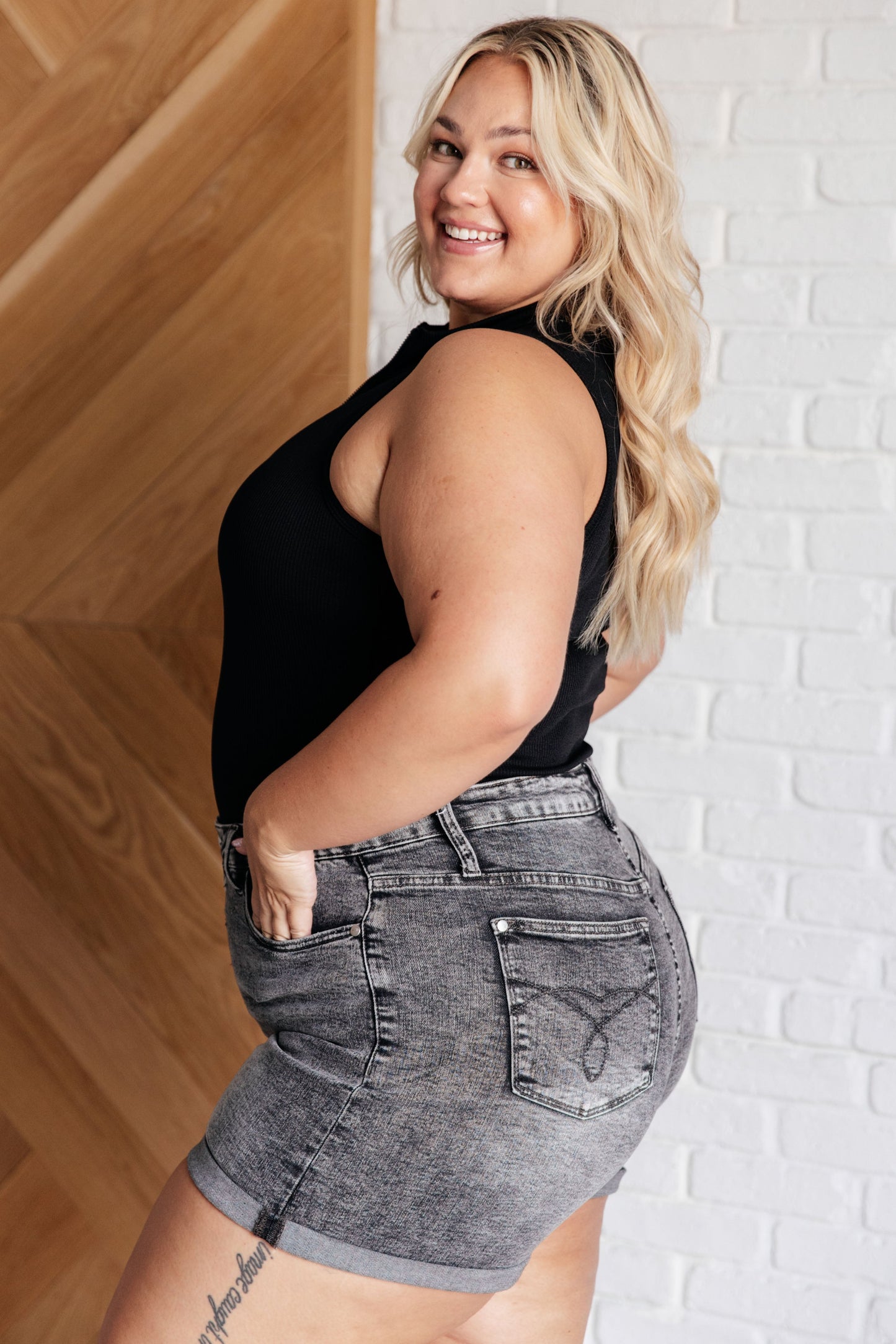 Higher and Higher Ribbed Zip Up Bodysuit - Southern Divas Boutique