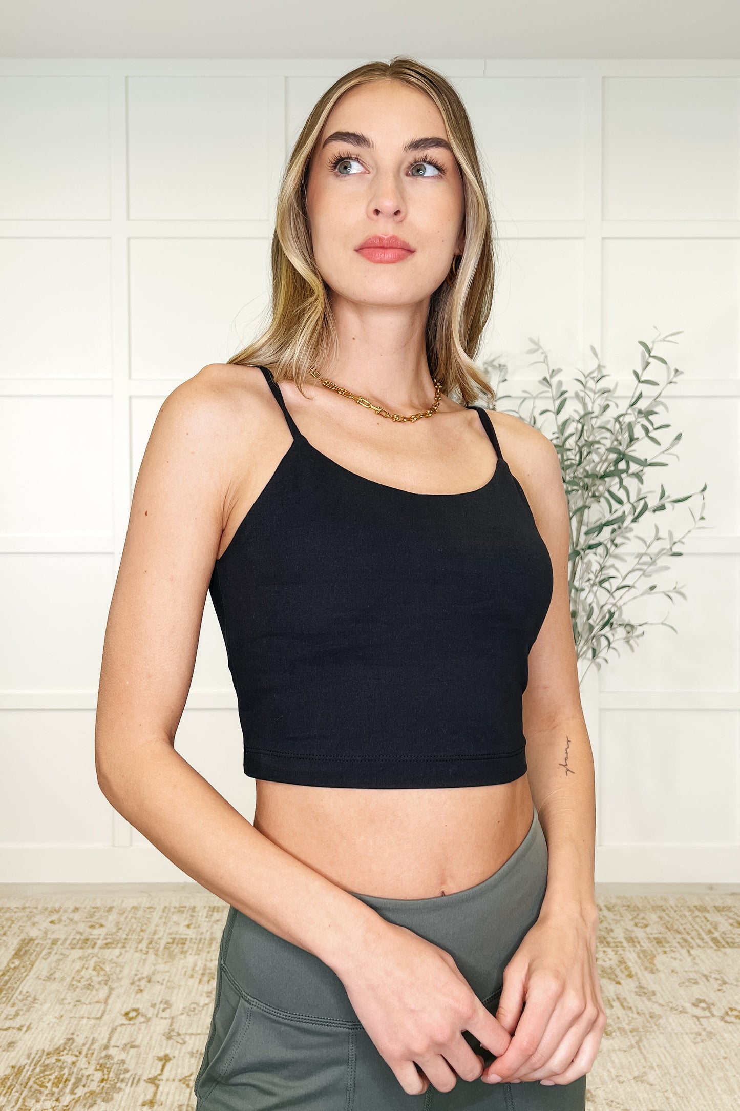 Hot Yoga Tank in Black - Southern Divas Boutique