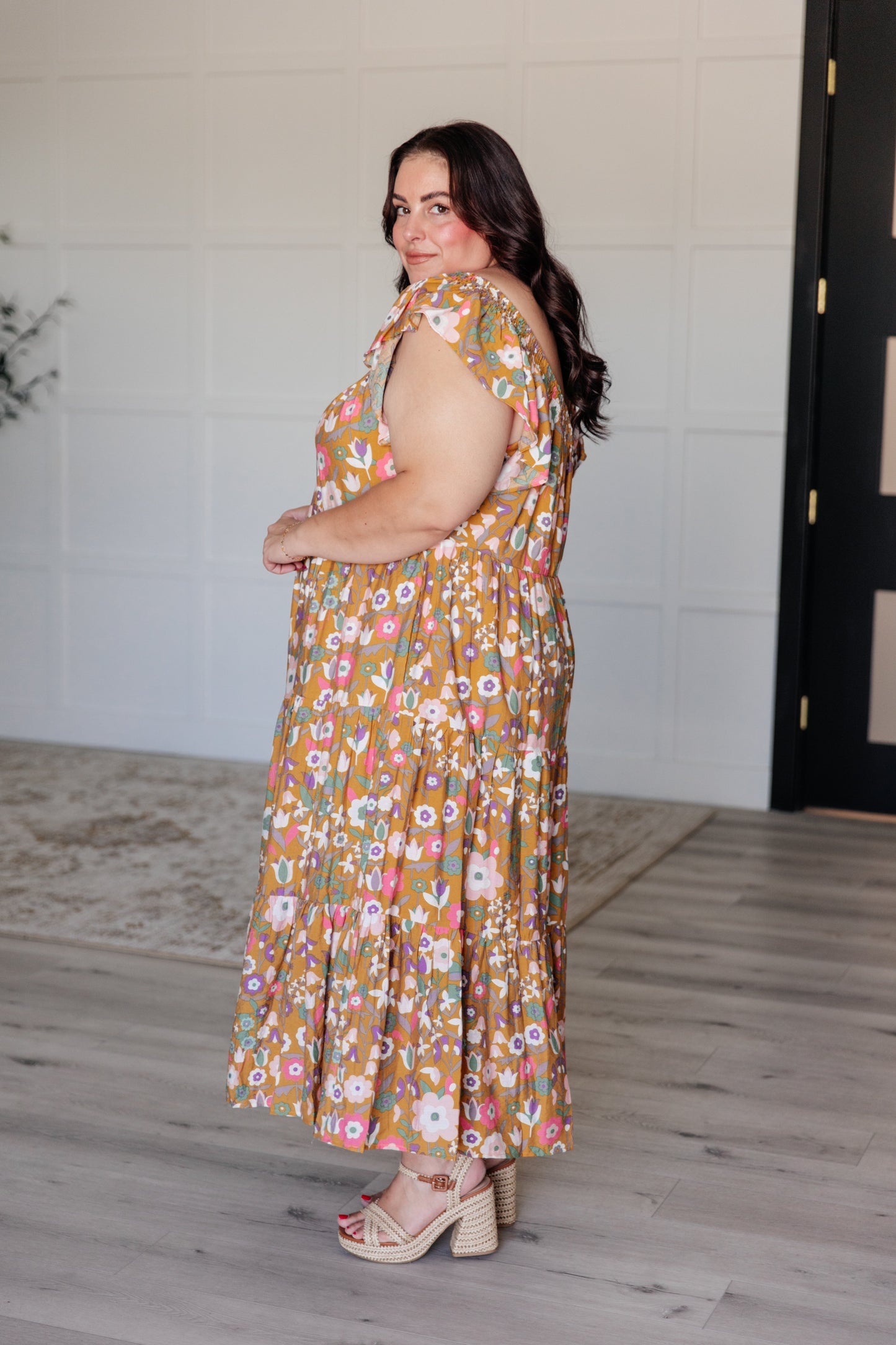 I Done It Good Flutter Sleeve Dress - Southern Divas Boutique