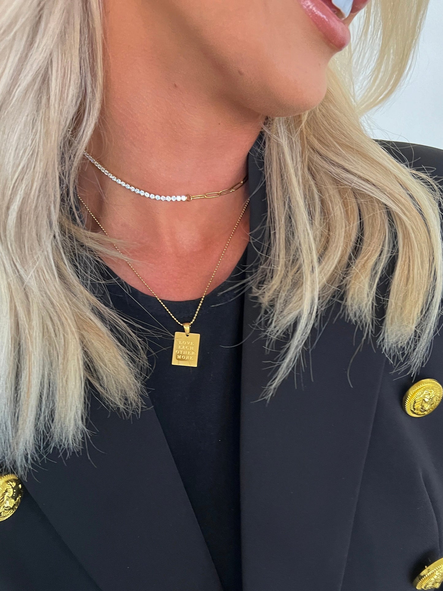 "LOVE EACH OTHER MORE" NECKLACE - Southern Divas Boutique