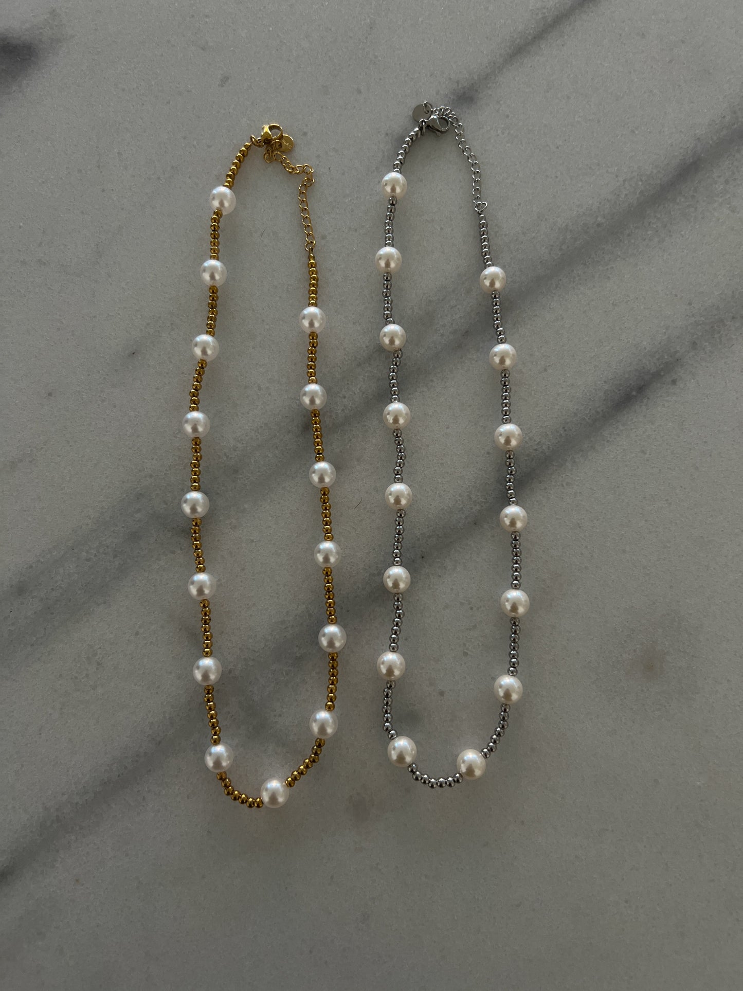 PEARL BEADED NECKLACE - Southern Divas Boutique
