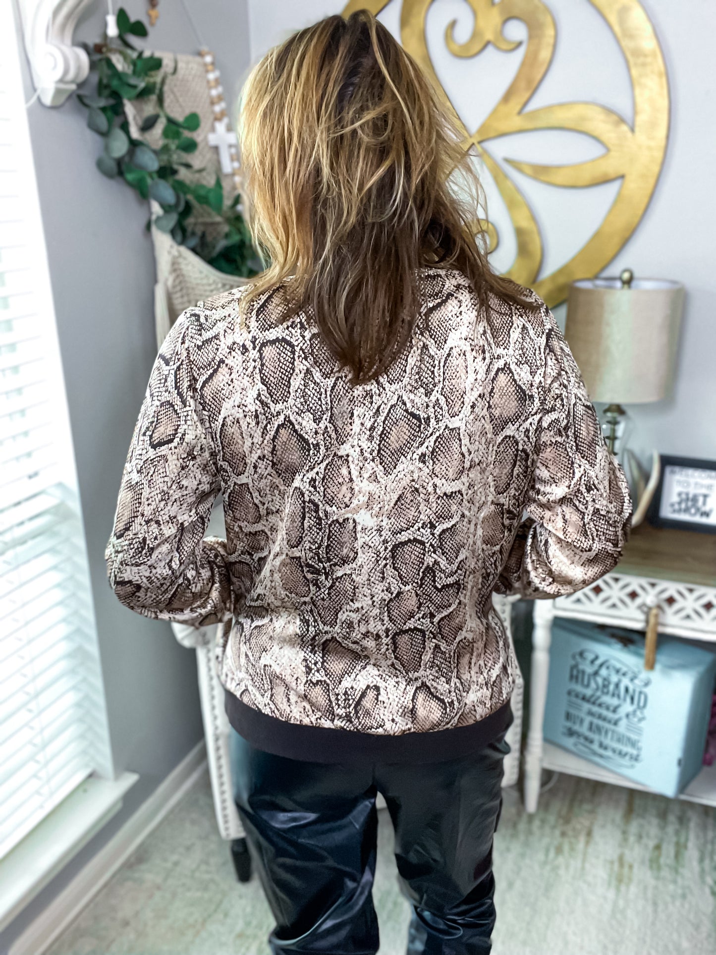 Bonfire Bell Bomber Jacket - Southern Divas Boutique
