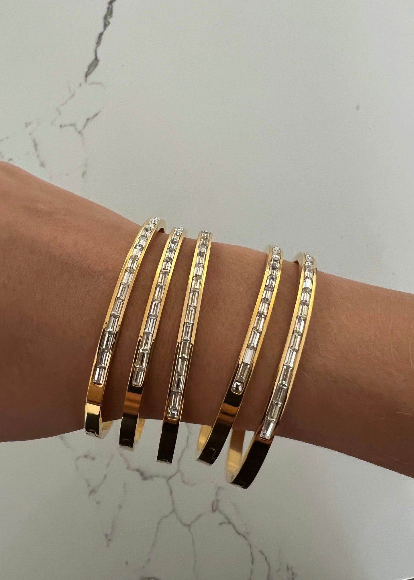 THE DAINTY DIAMOND BANGLE - Southern Divas Boutique