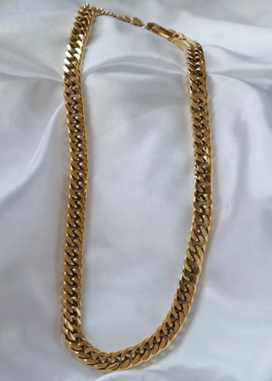CHUNKY SHINY CHAIN NECKLACE - Southern Divas Boutique