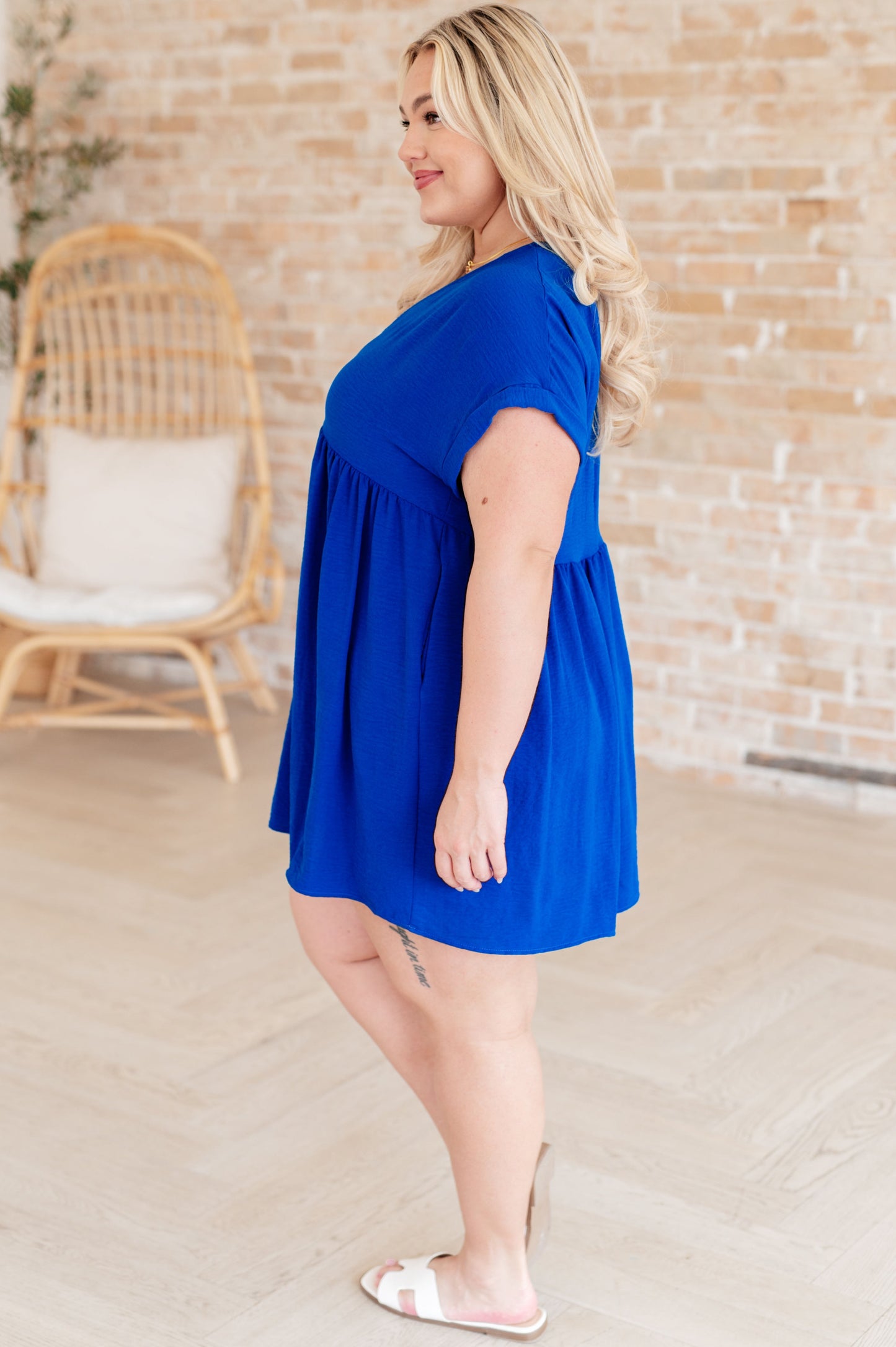 Isn't That Sweet V-Neck Dress - Southern Divas Boutique