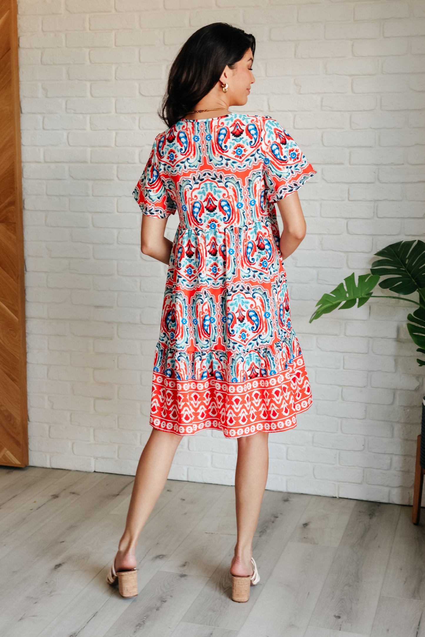Journey On Mixed Print Dress - Southern Divas Boutique