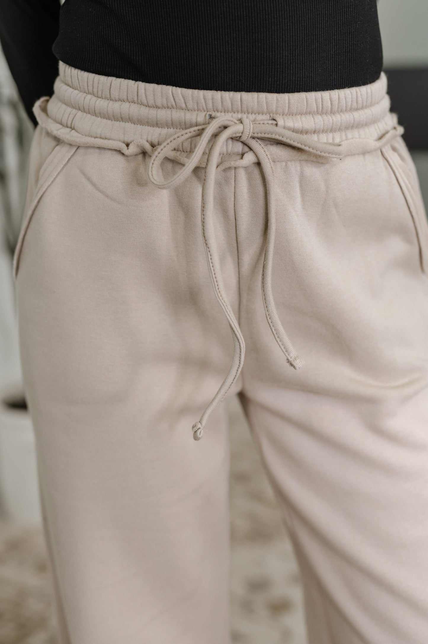 Lounge Line Wide Leg Sweats in Ash Mocha - Southern Divas Boutique