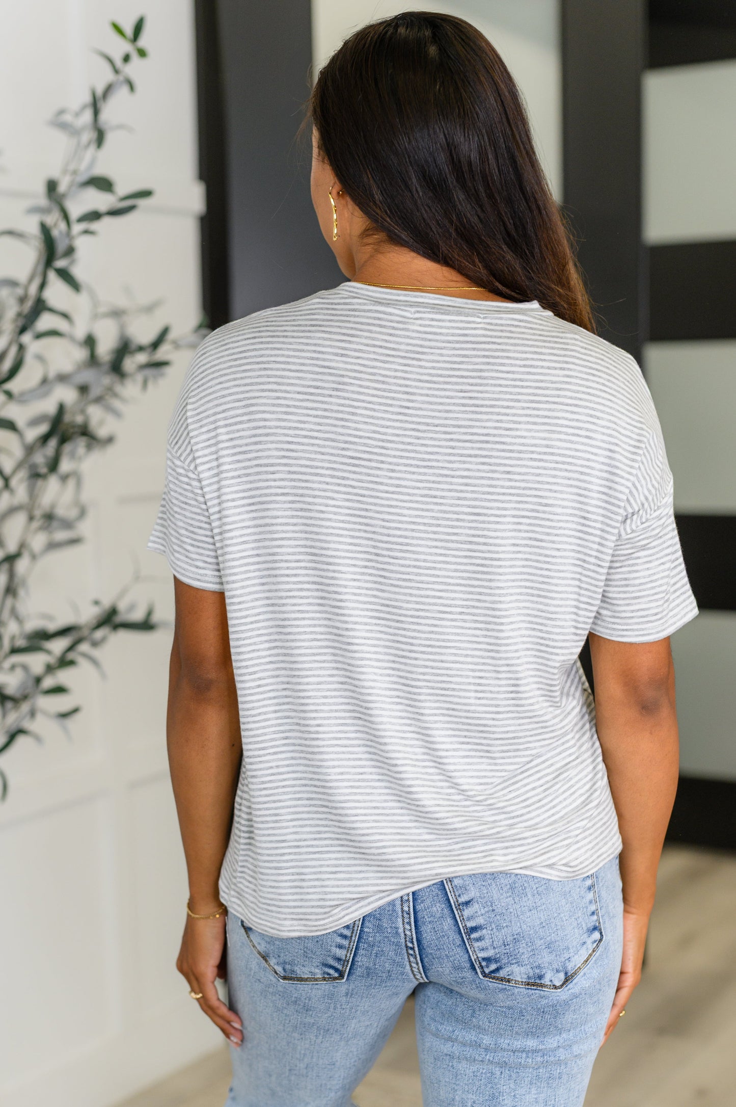 Mood Swingin' Casual Drop Shoulder Tee in Grey - Southern Divas Boutique
