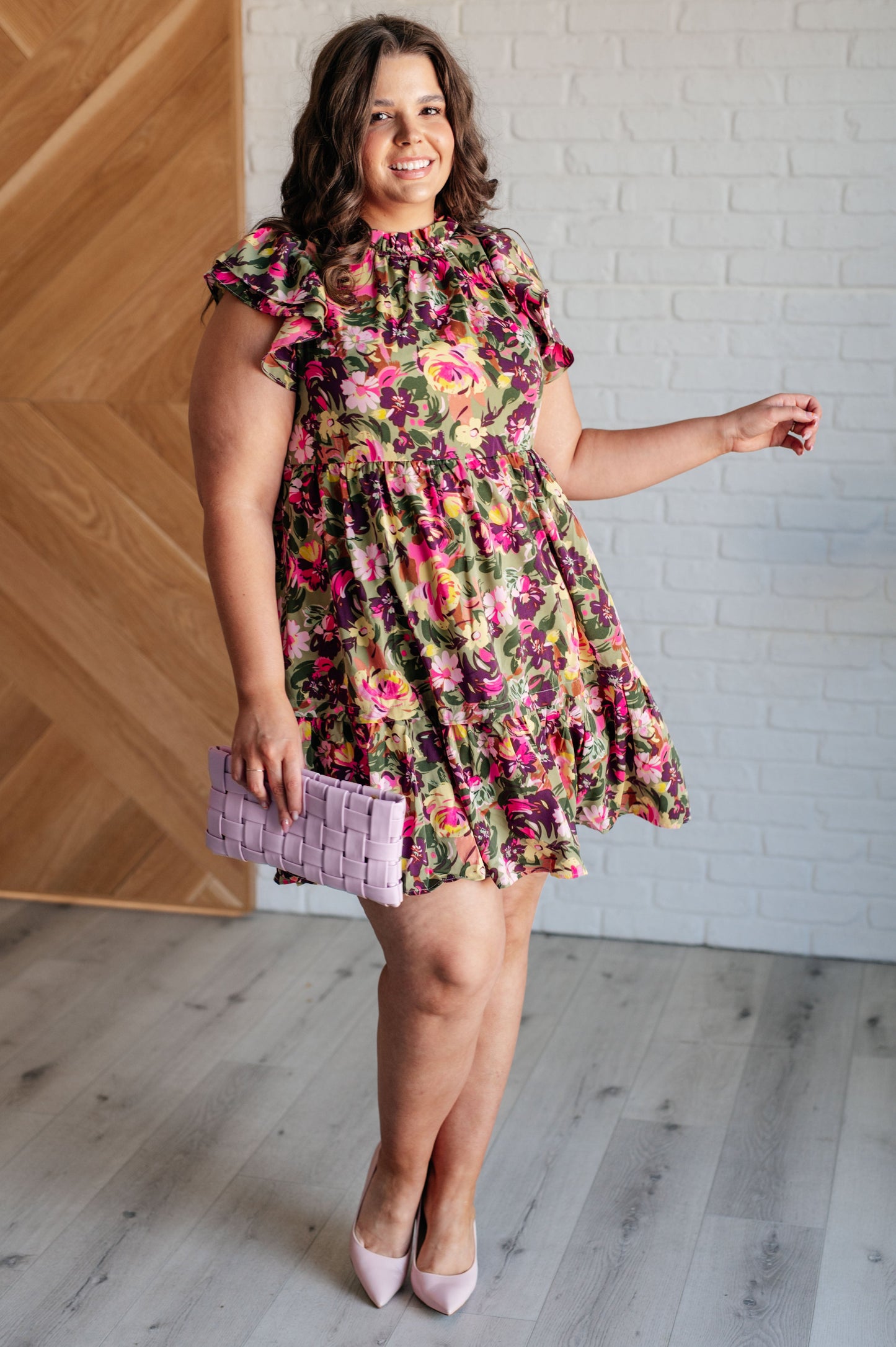 Name it and Claim It Floral Dress - Southern Divas Boutique