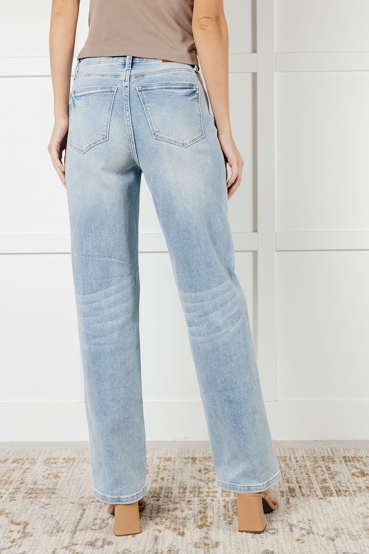 Patricia High Rise Rigid Magic 90's Straight Jeans - Southern Divas Boutique