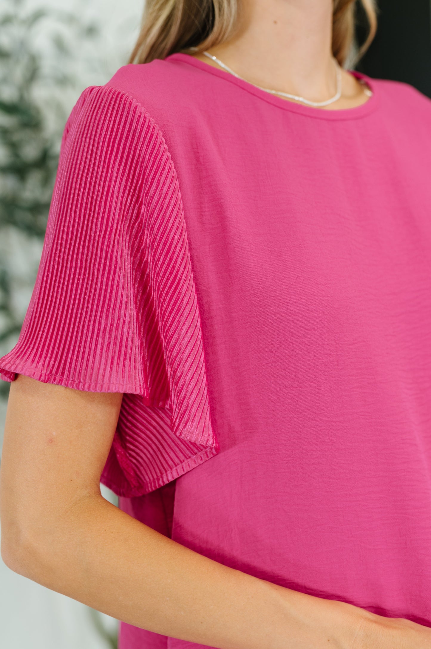Pink and Perfect Ruffle Sleeve Top - Southern Divas Boutique