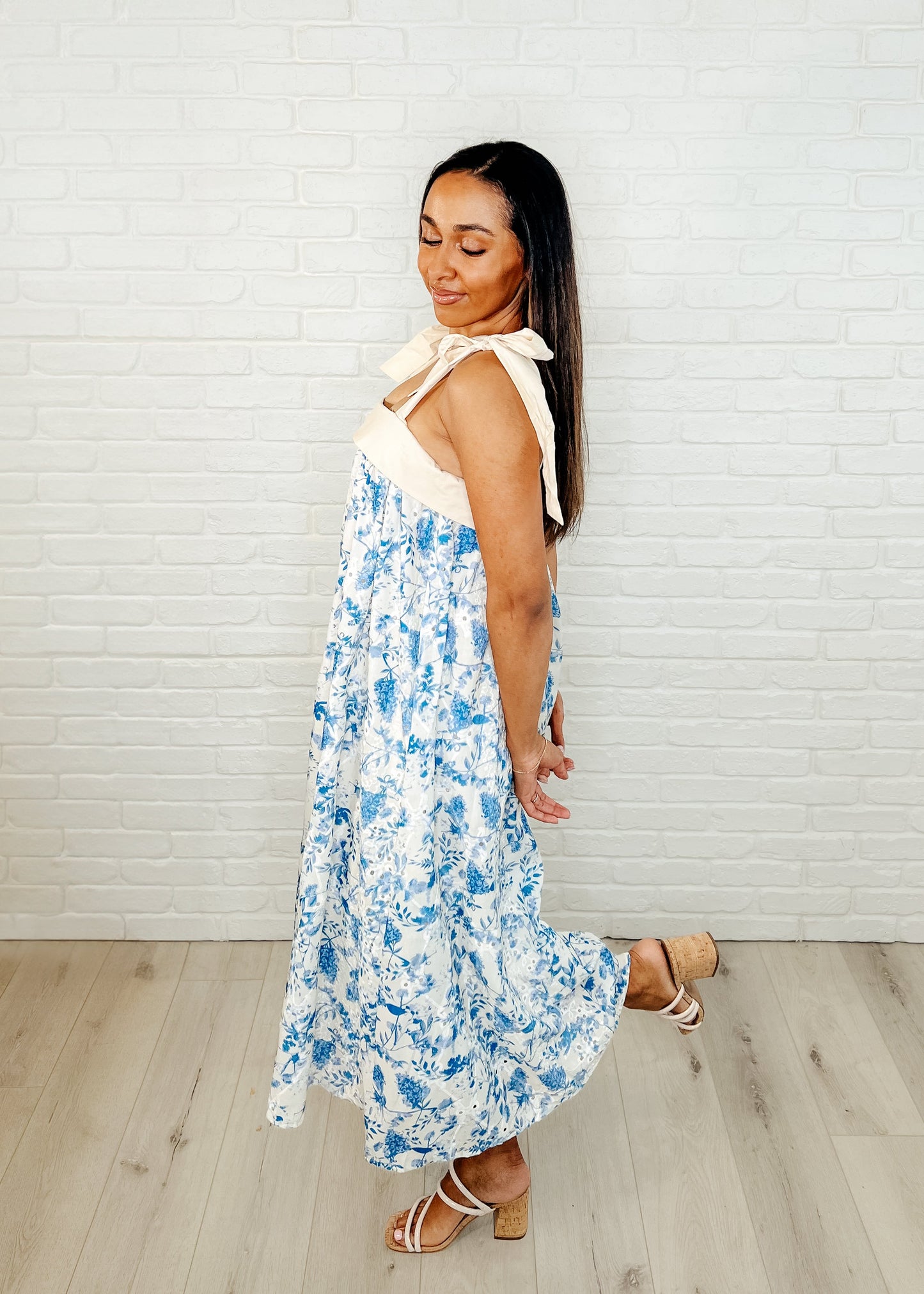 Prepare the Yacht Square Neck Dress - Southern Divas Boutique