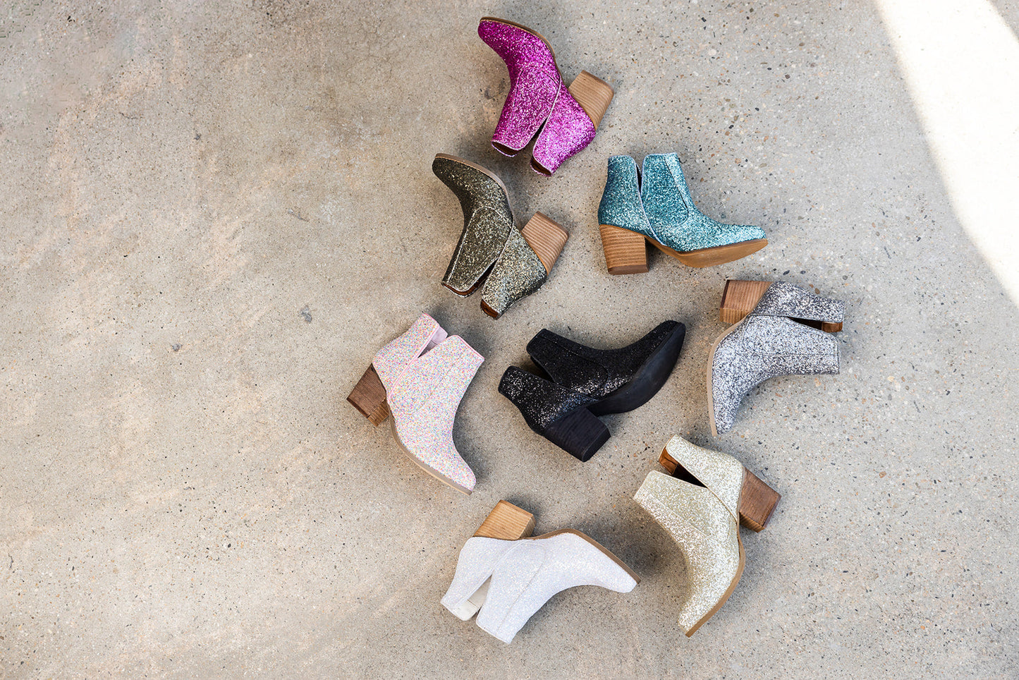 Fiera Booties in Bronze - Southern Divas Boutique