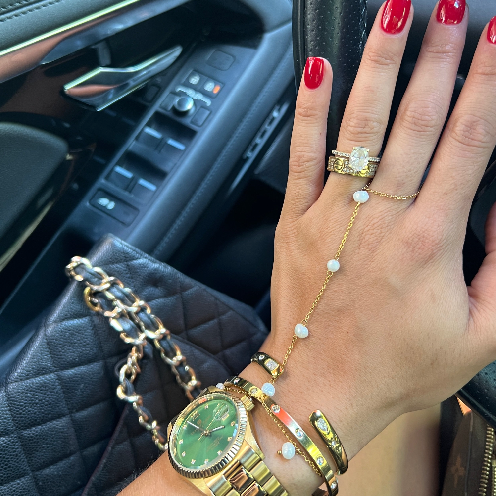 PEARL HAND CHAIN - Southern Divas Boutique