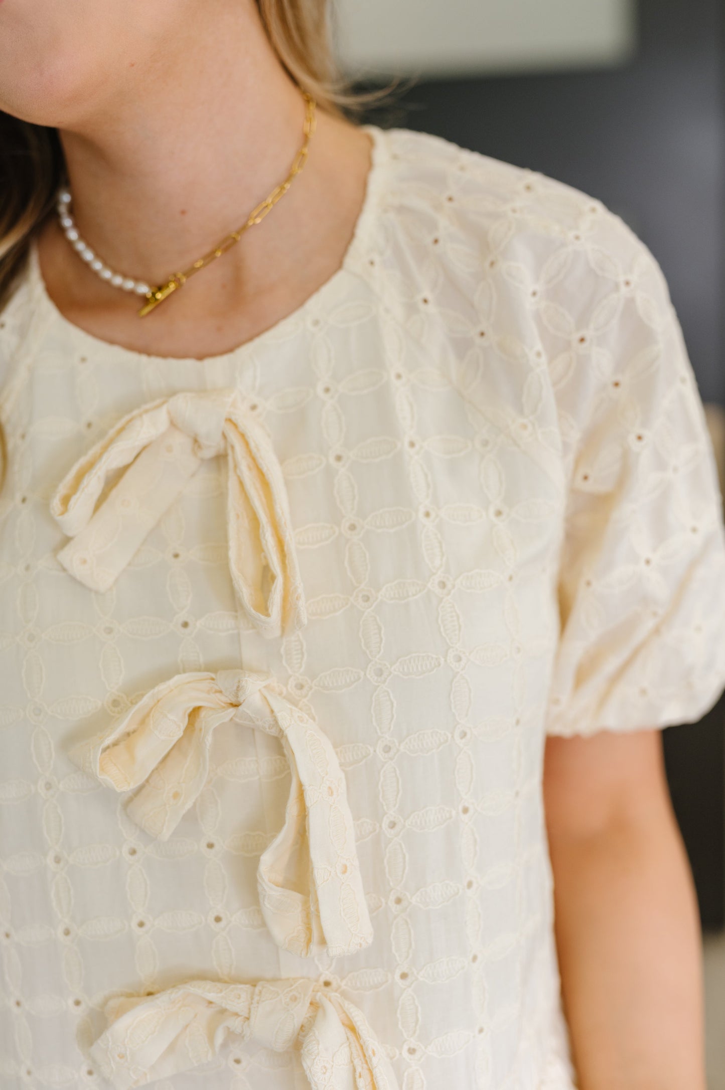 Simply Stunning Eyelet Knit Top - Southern Divas Boutique