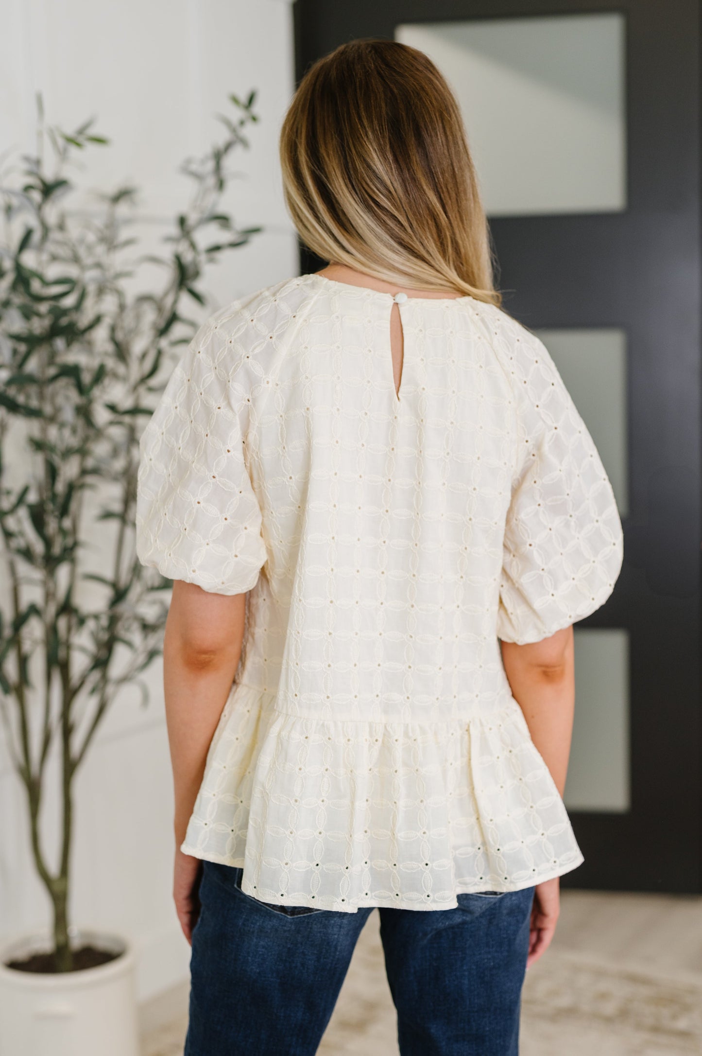Simply Stunning Eyelet Knit Top - Southern Divas Boutique