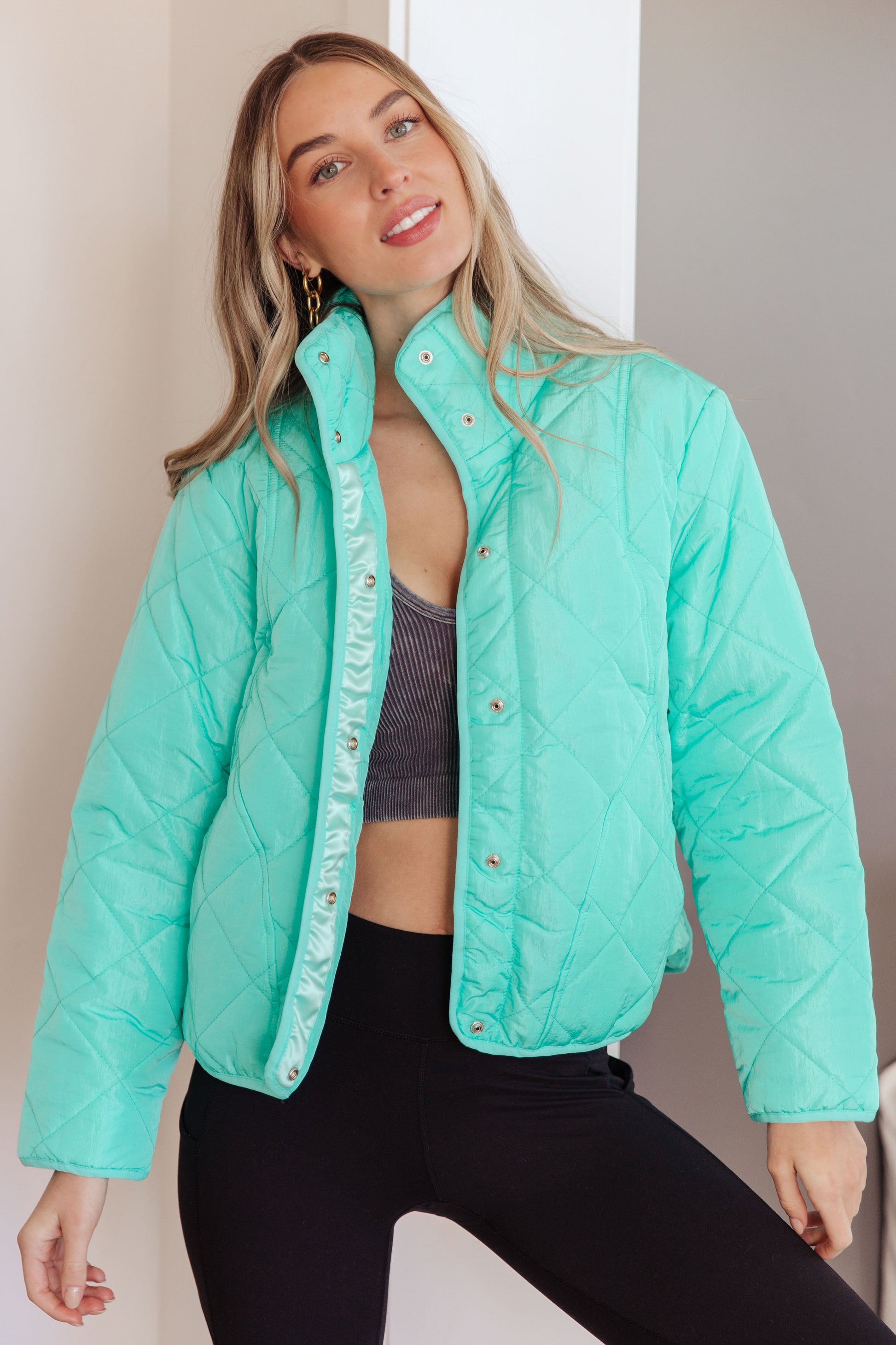 Slightly Distracted Puffer Jacket - Southern Divas Boutique