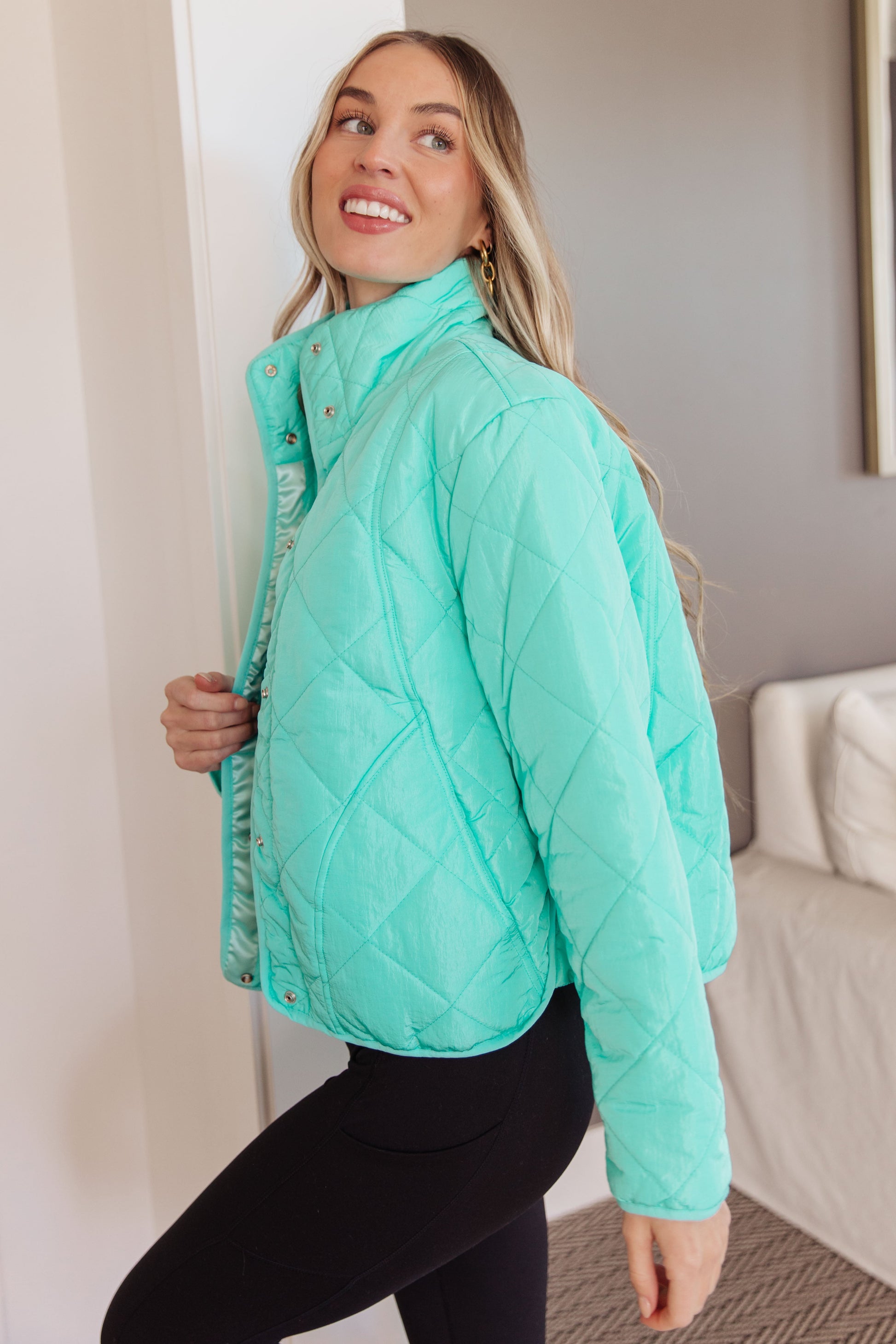 Slightly Distracted Puffer Jacket - Southern Divas Boutique