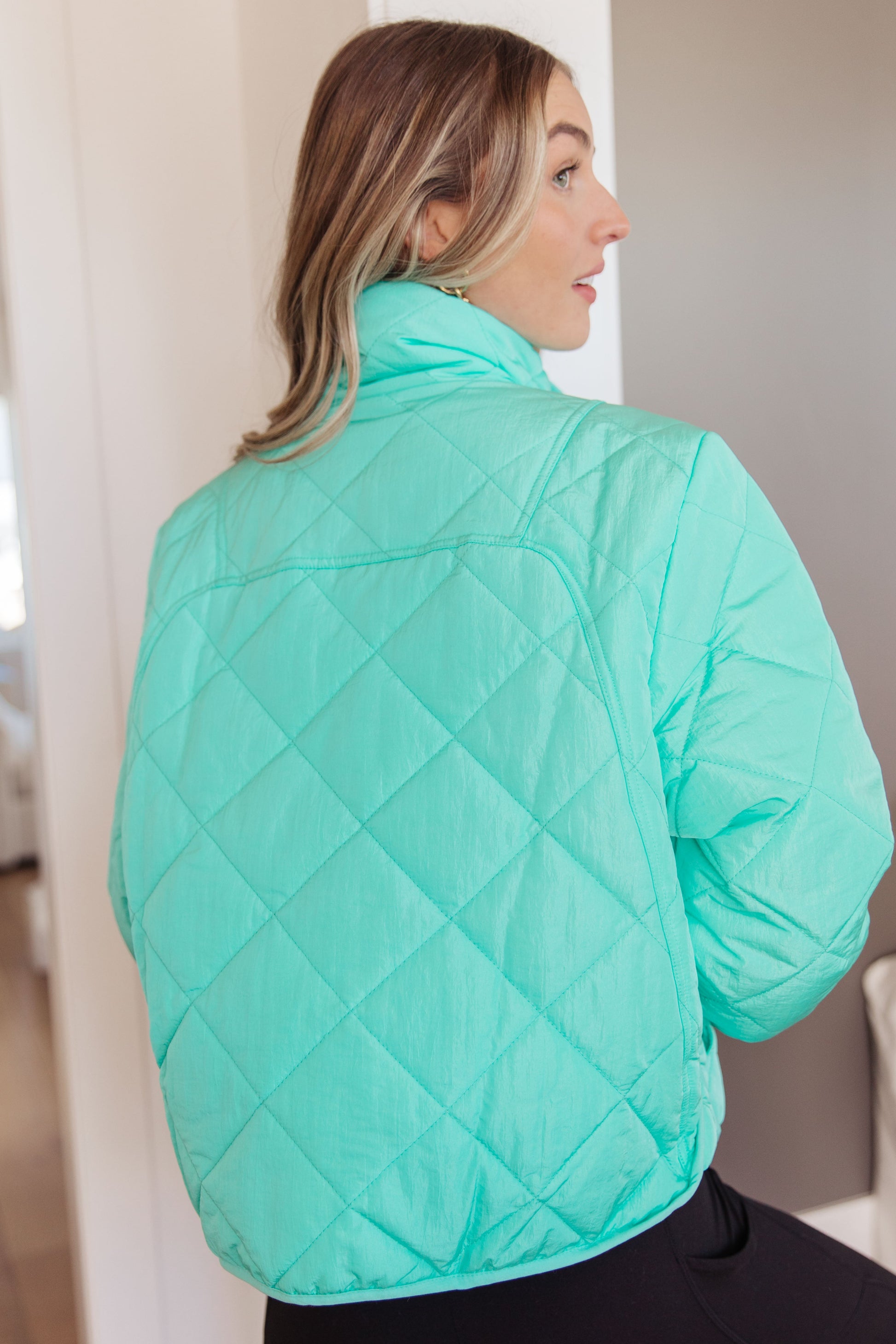 Slightly Distracted Puffer Jacket - Southern Divas Boutique