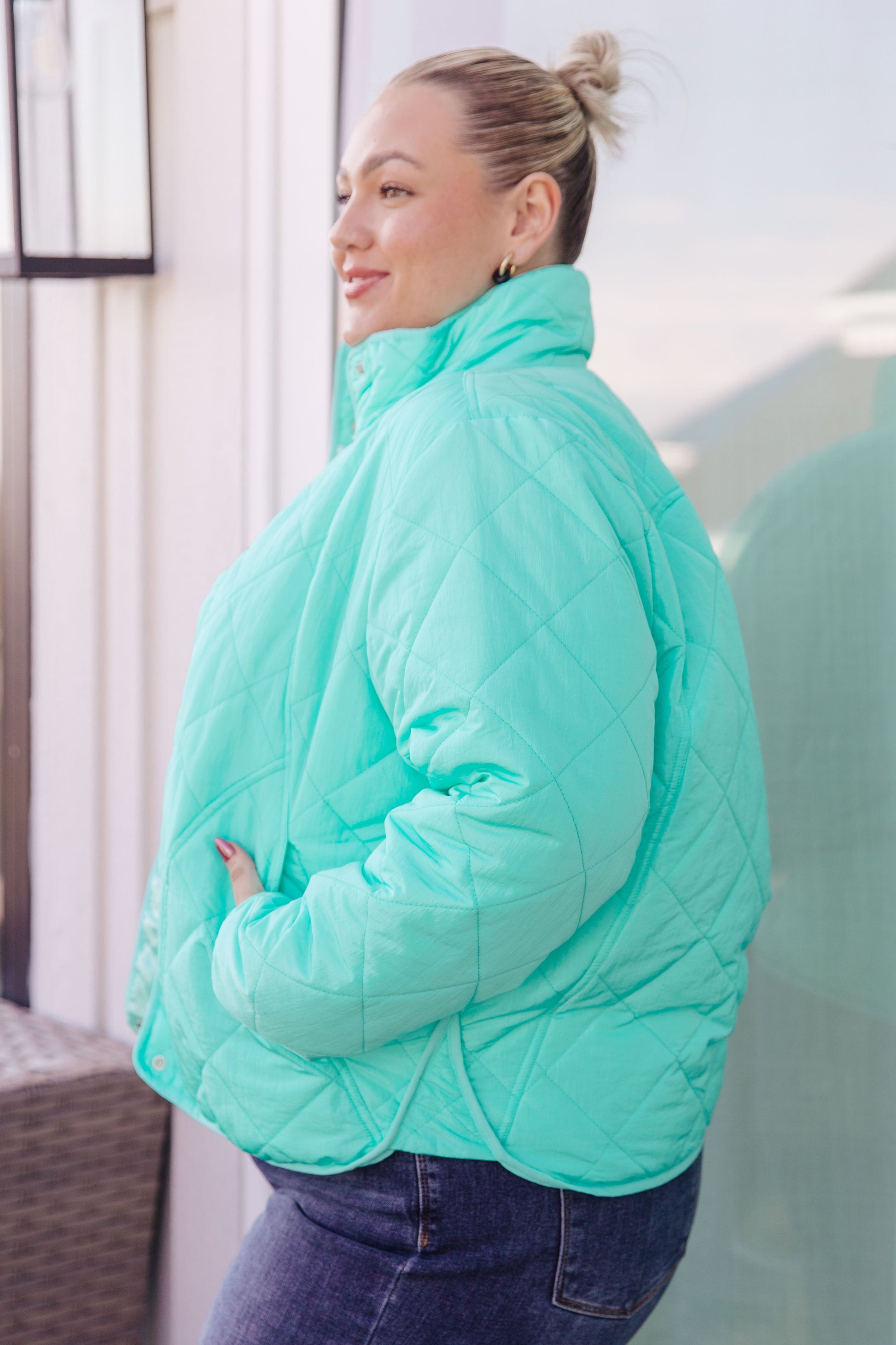 Slightly Distracted Puffer Jacket - Southern Divas Boutique