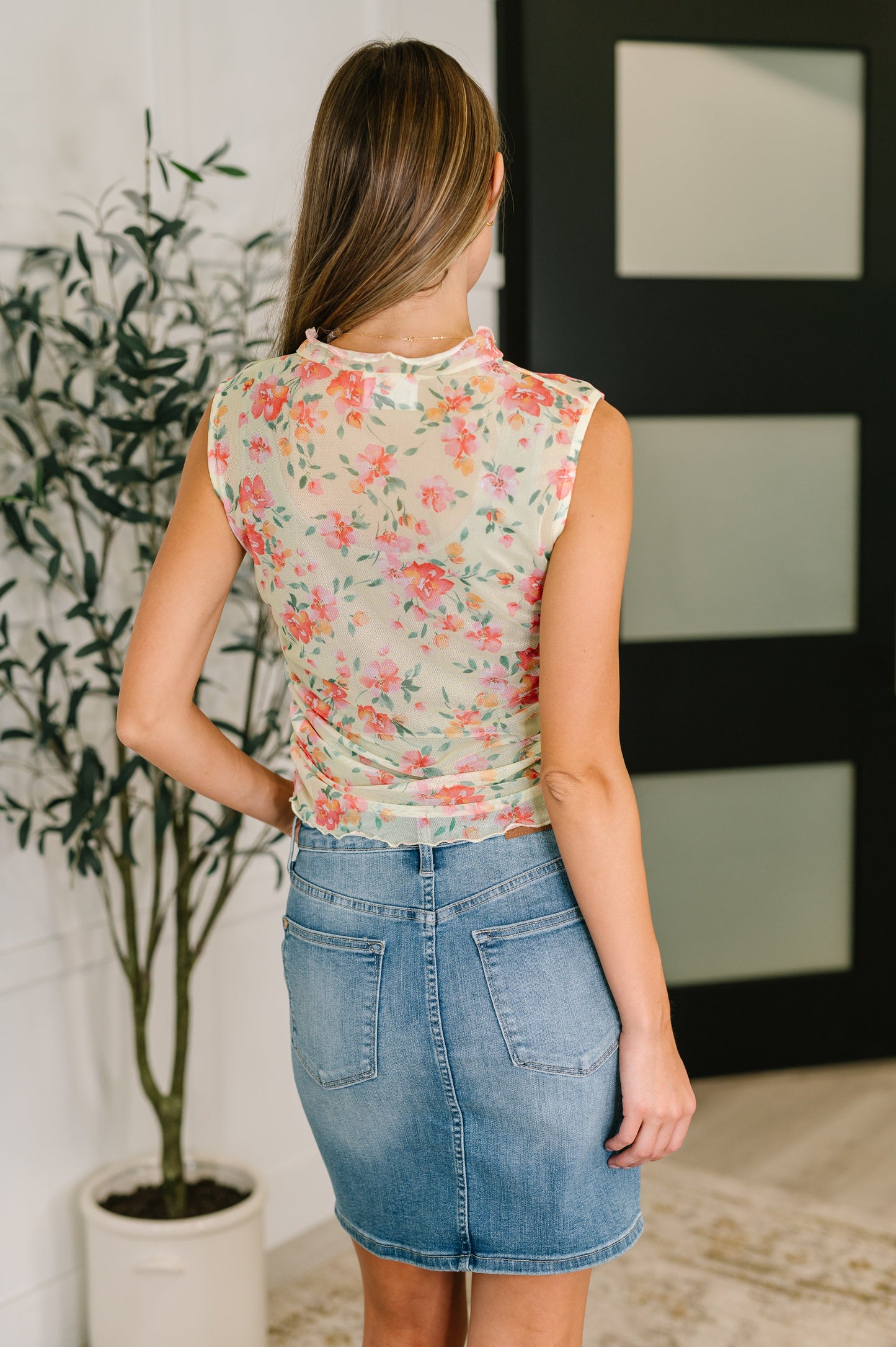 Snatched & Sassy Sheer Layering Top in Chartreuse - Southern Divas Boutique