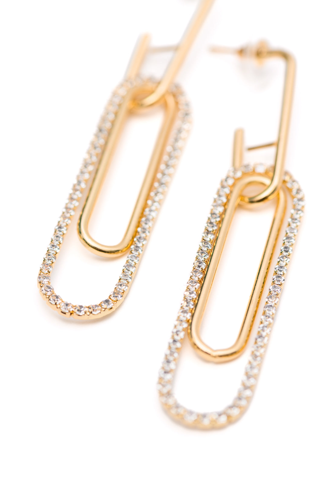 Sonia Link Earrings In Gold - Southern Divas Boutique