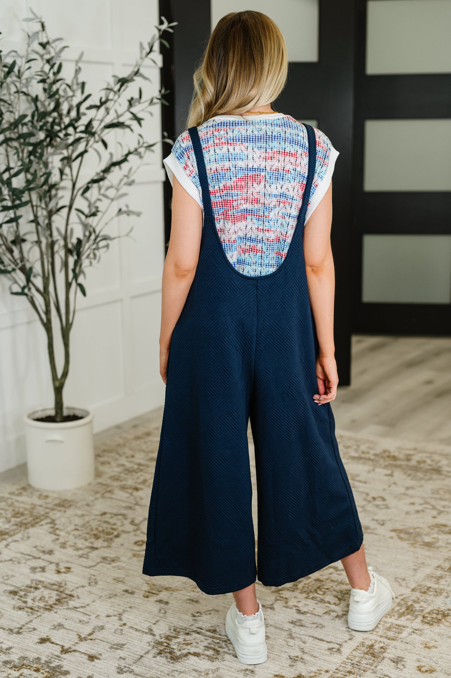 Suit Yourself Adjustable Strap Jumpsuit in Navy - Southern Divas Boutique