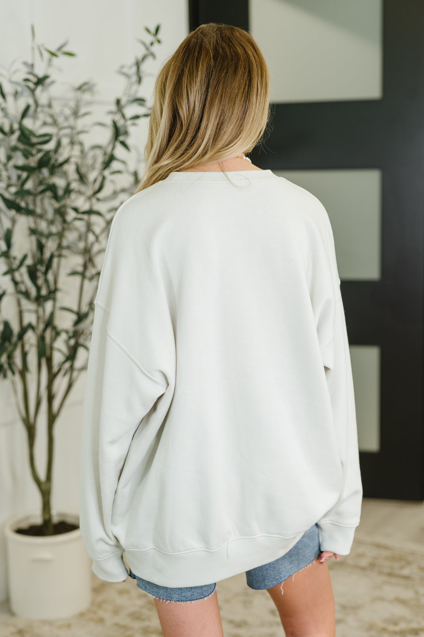 Sunday Snug Relaxed Pullover in Bone - Southern Divas Boutique