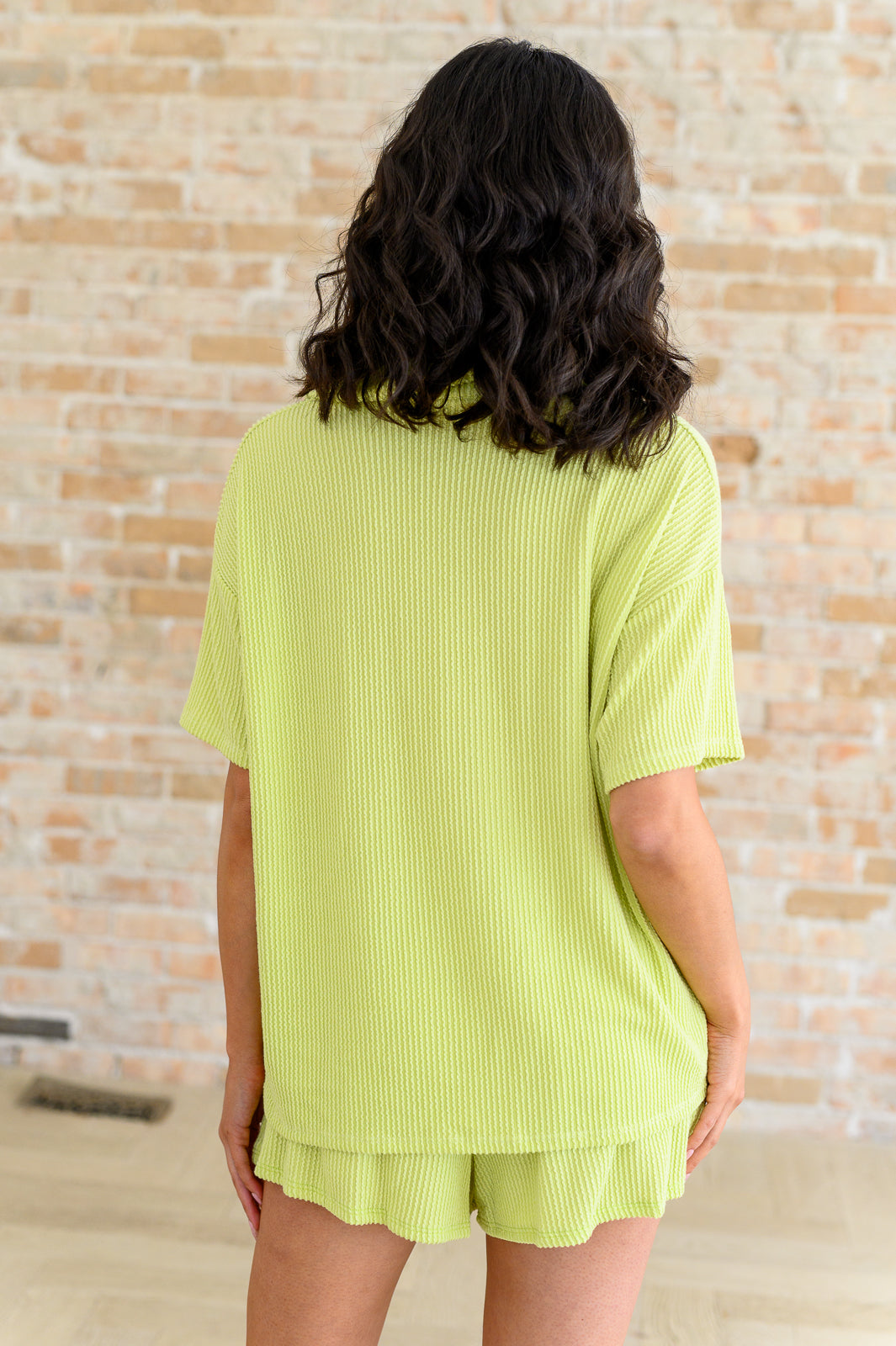 Two's Company Ribbed Button Down - Southern Divas Boutique