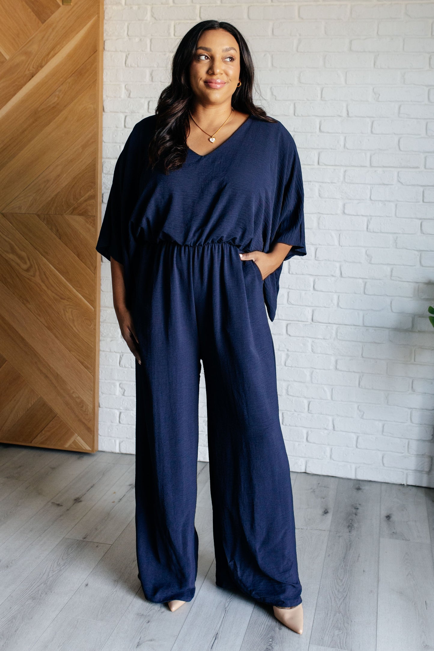 Up to Something Wide Leg Jumpsuit - Southern Divas Boutique