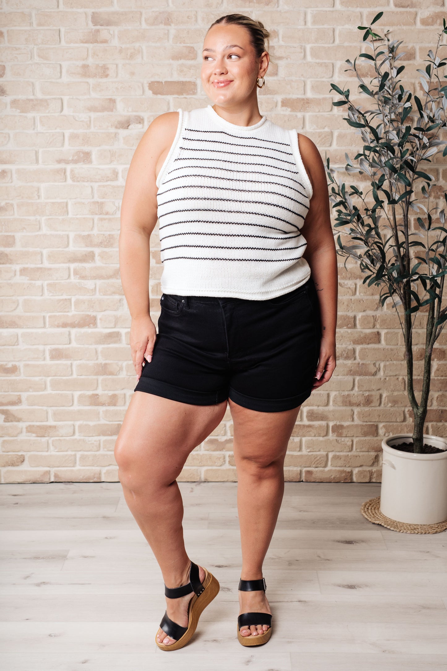 Yacht Life Striped Knit Tank - Southern Divas Boutique