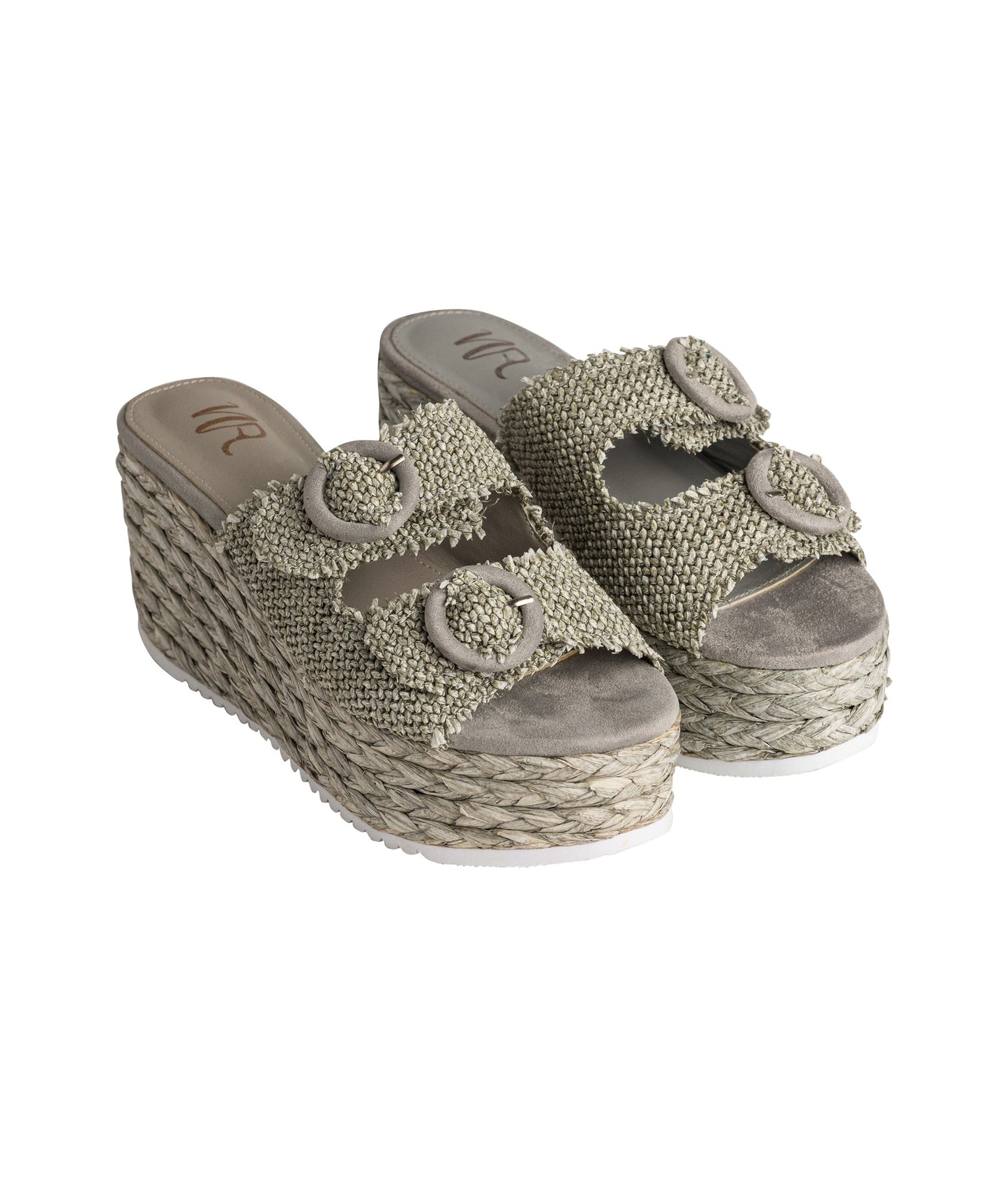 Eriwen Buckle Wedge in Teal - Southern Divas Boutique