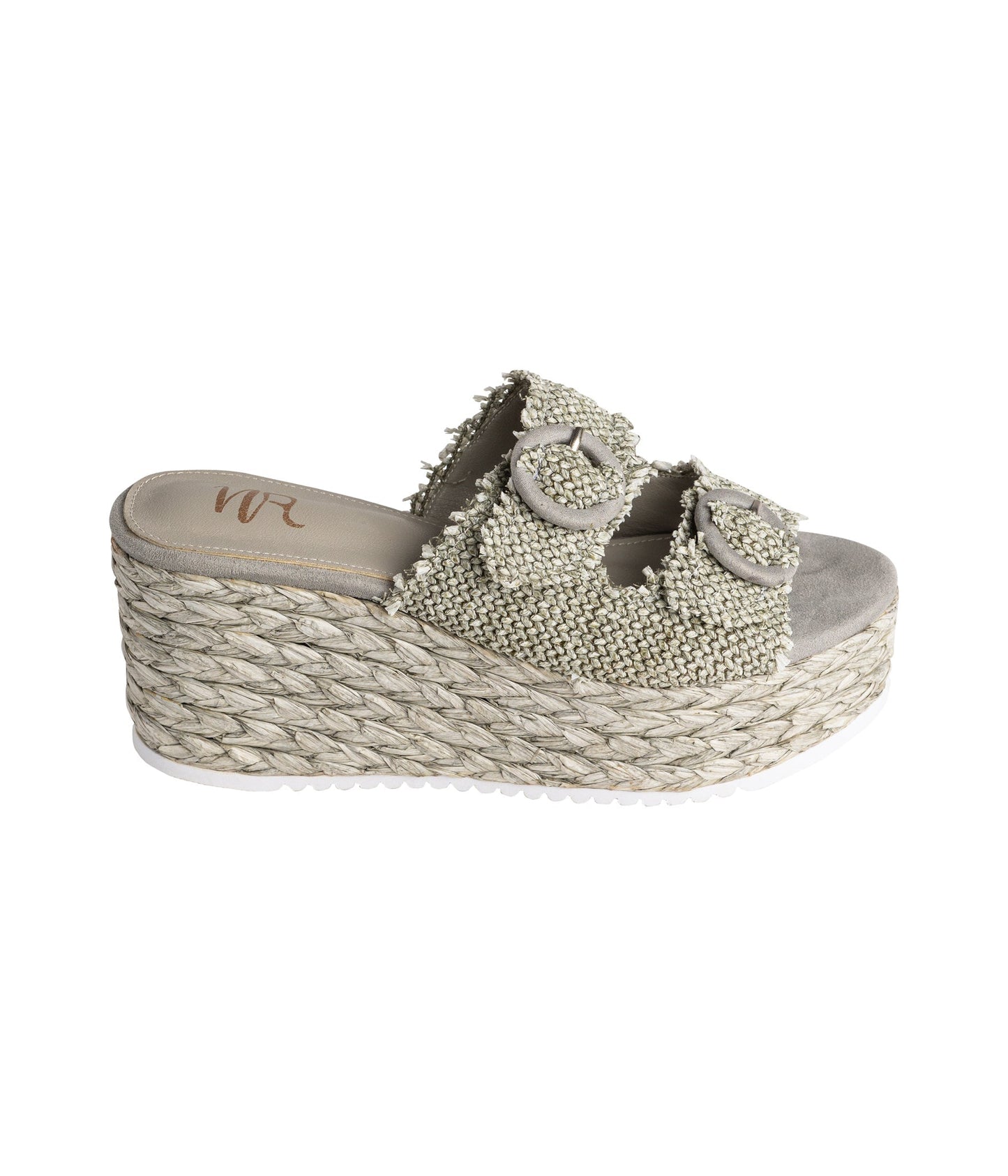 Eriwen Buckle Wedge in Teal - Southern Divas Boutique